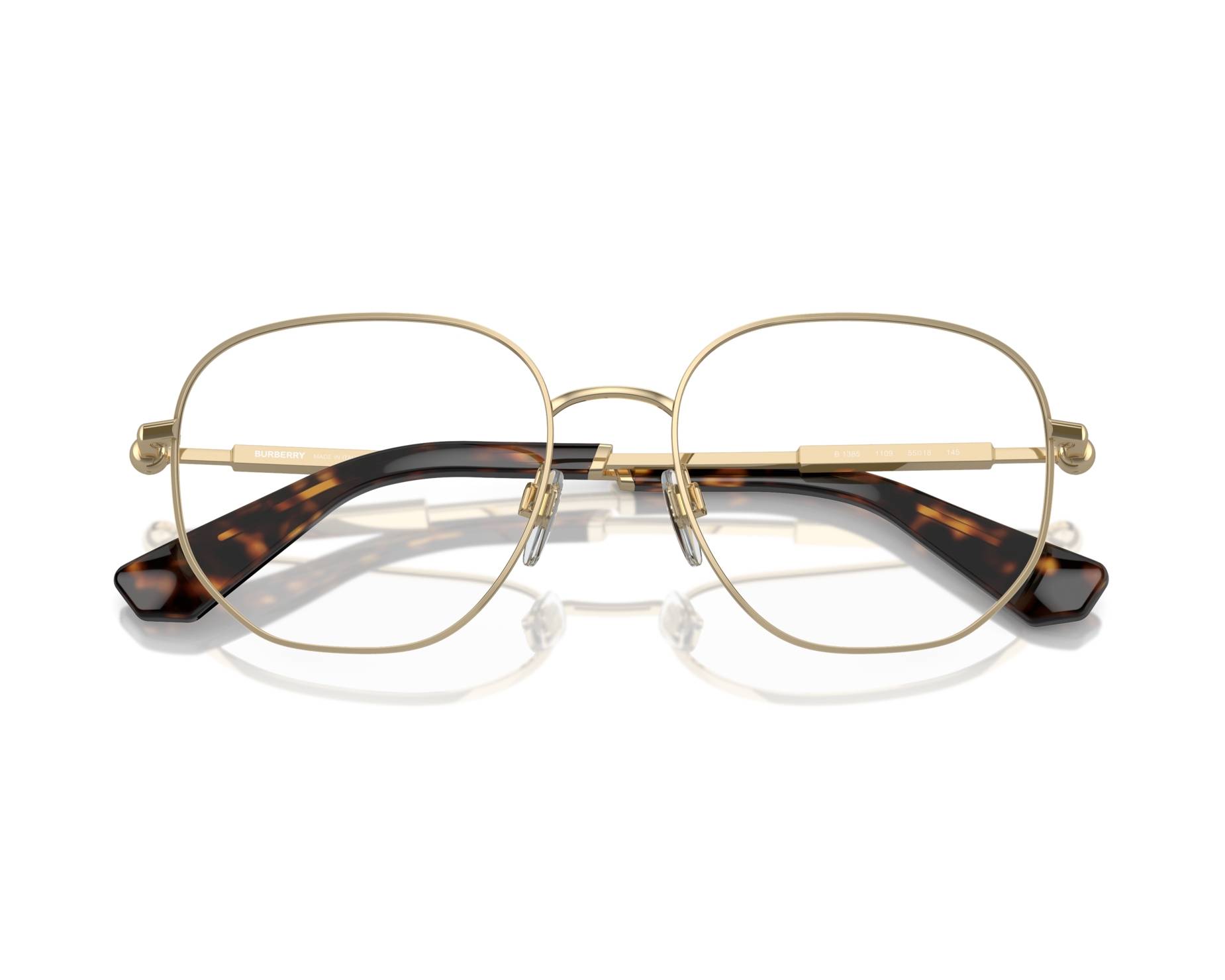 Burberry BE1385 1109 53-18 Oro  Vista de 360 grados 2