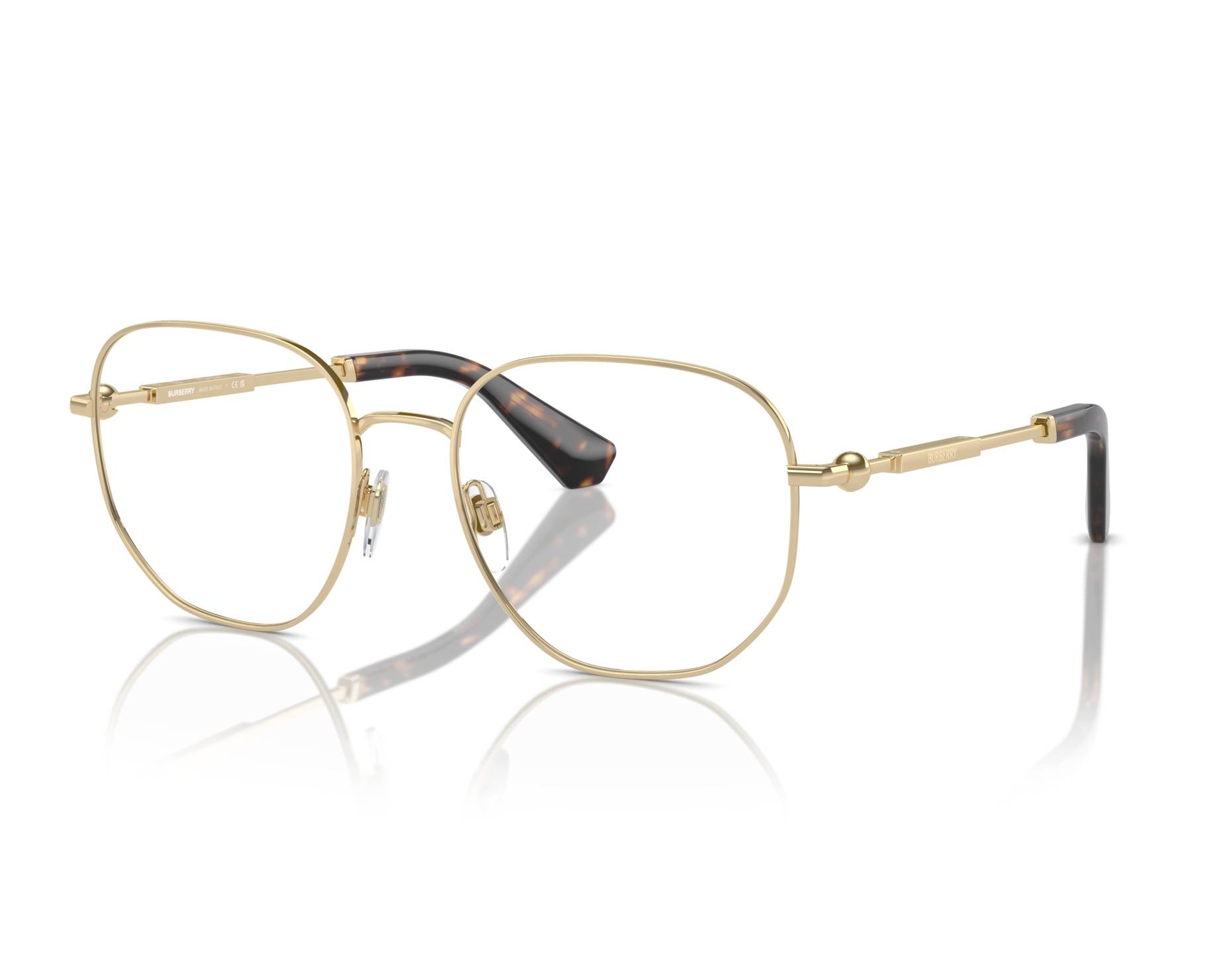 Burberry BE1385 1109 53-18 Oro  Vista de 360 grados 5