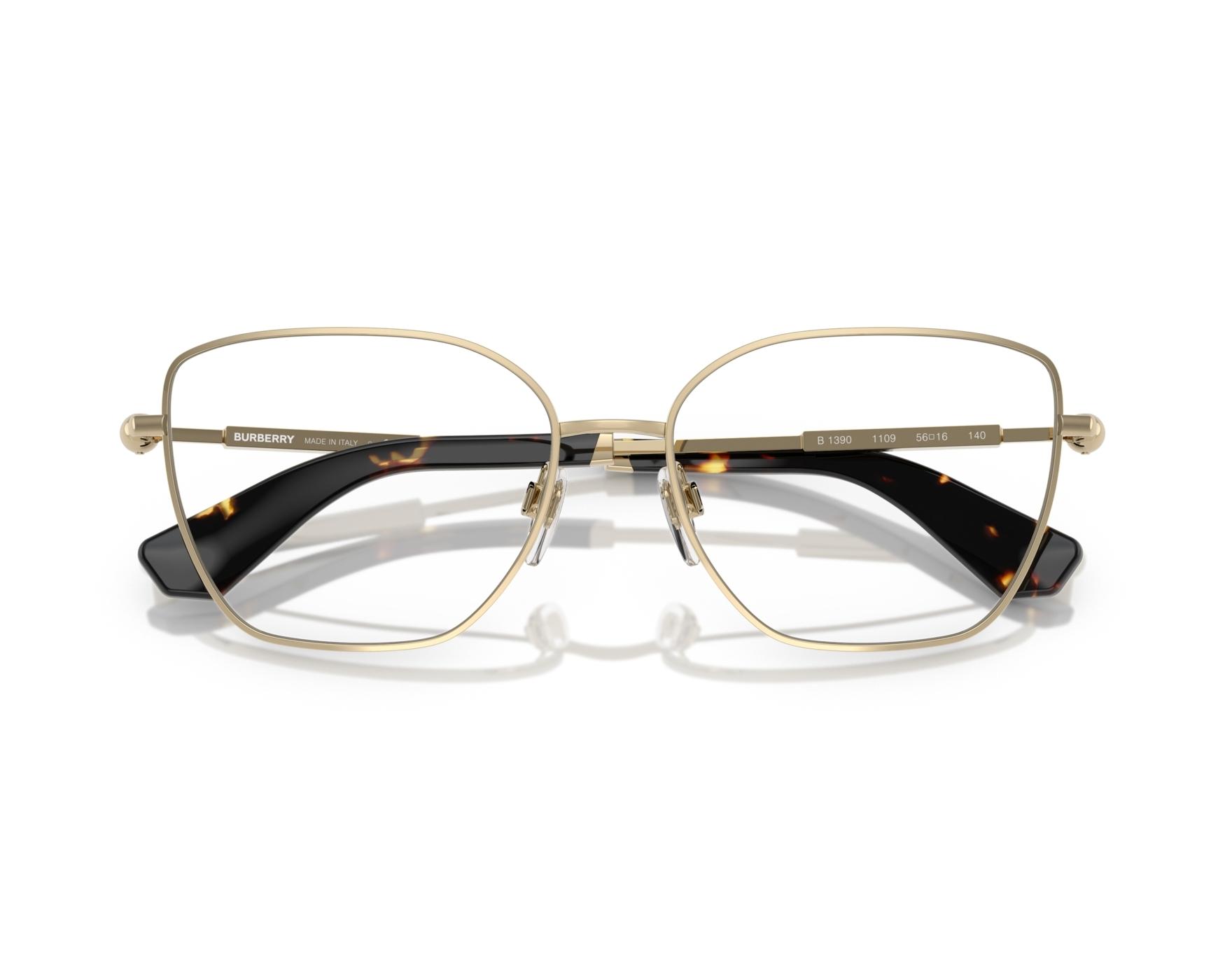 Burberry BE1390 1109 54-16 Oro  Vista de 360 grados 1