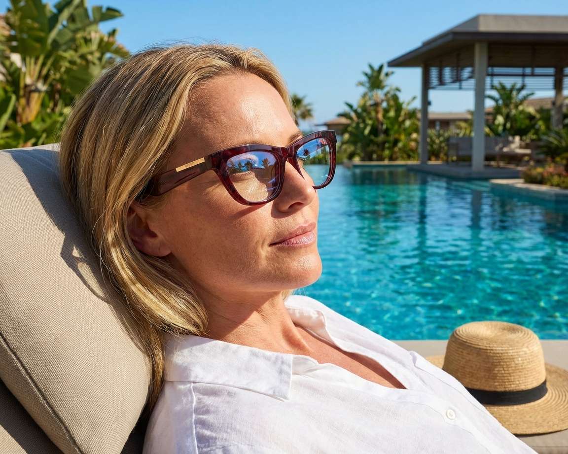 Burberry BE2406U 4115 52-18 Red  Vista de 360 grados 10