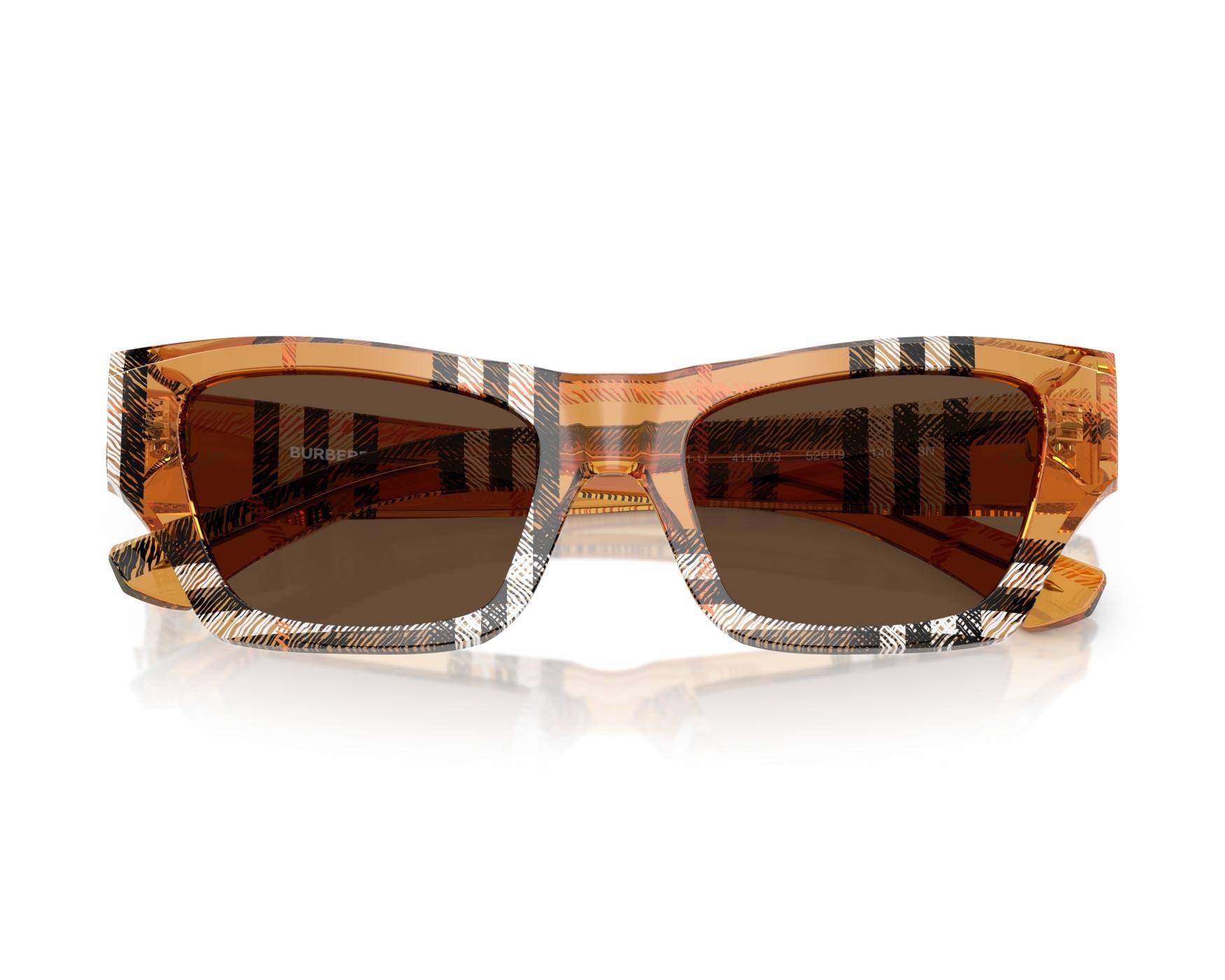 Burberry BE4441U 414673 52-19 Marrón   Vista de 360 grados 3