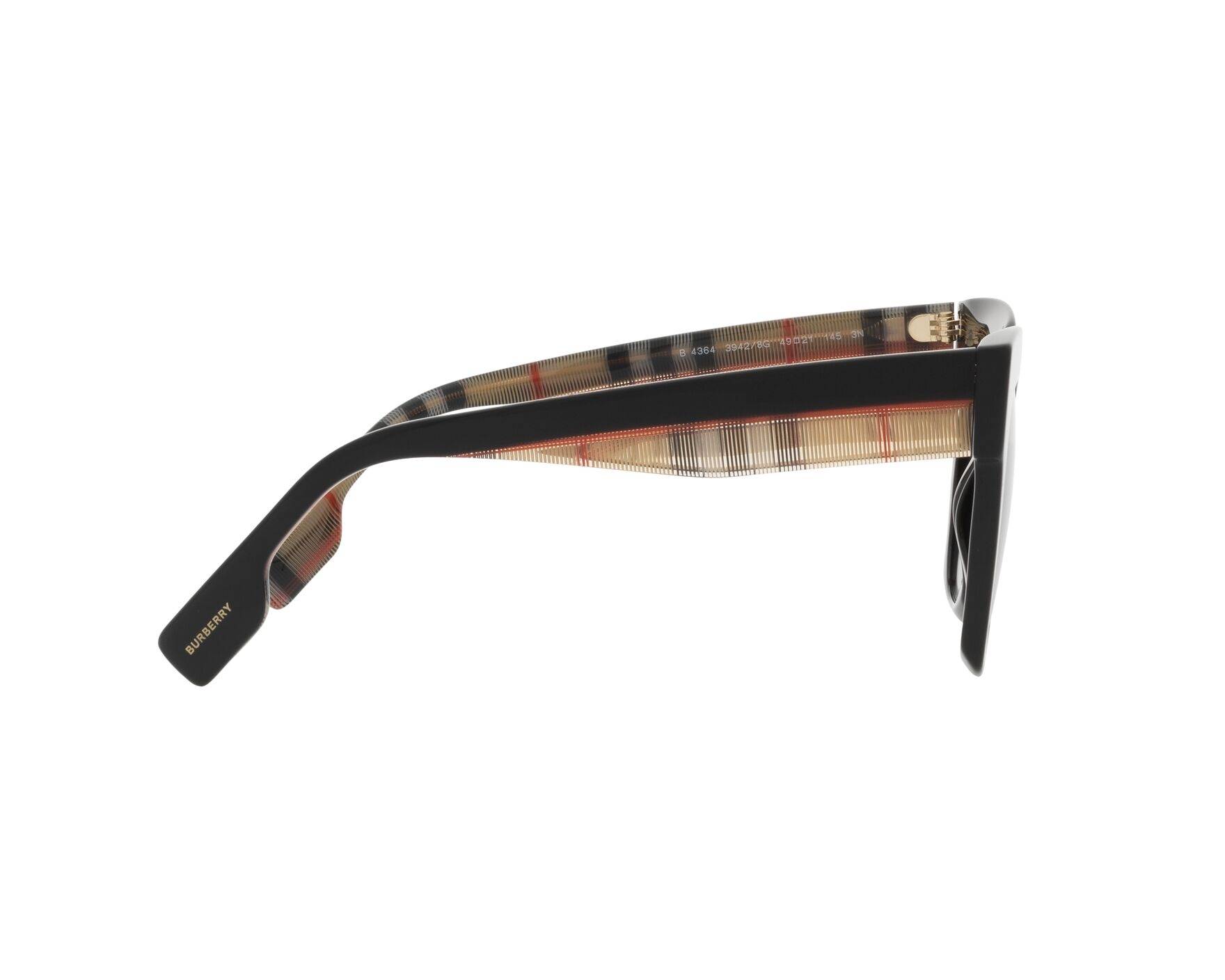 Burberry BE4364 39428G 49-21 Black  Vista de 360 grados 10