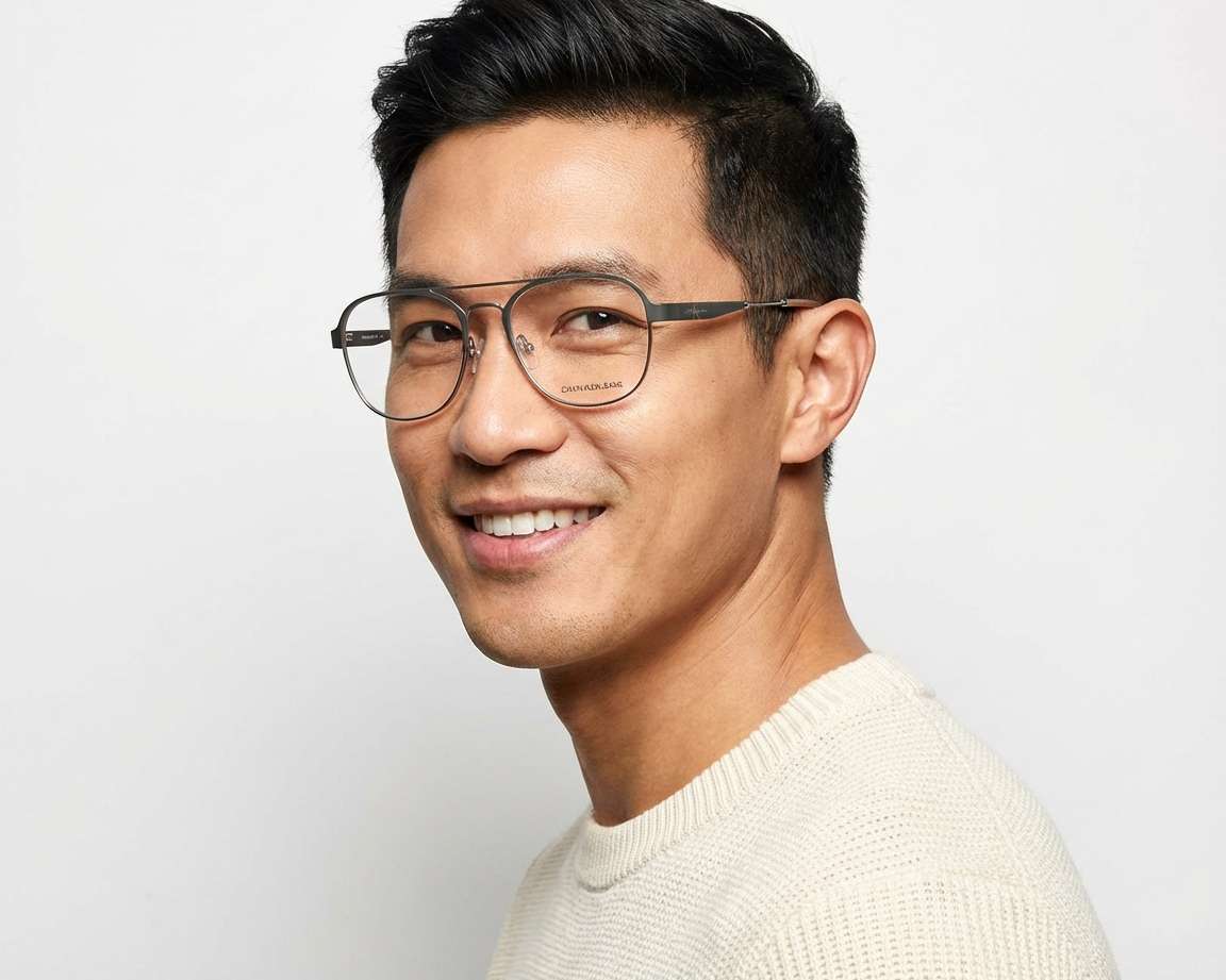 Calvin Klein CKJ-18102 310 54-18 Vert cactus Or otra vista