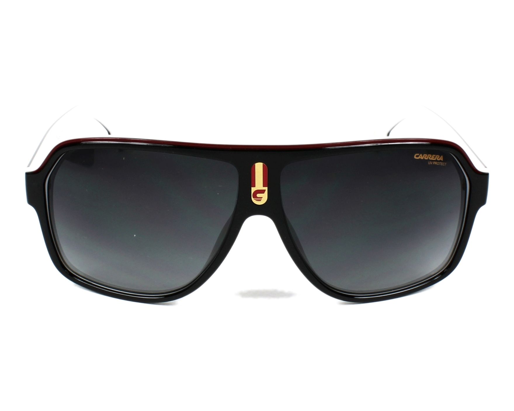 Carrera 1001-S 80S/9O 62-11 Negra Blanco vista de frente