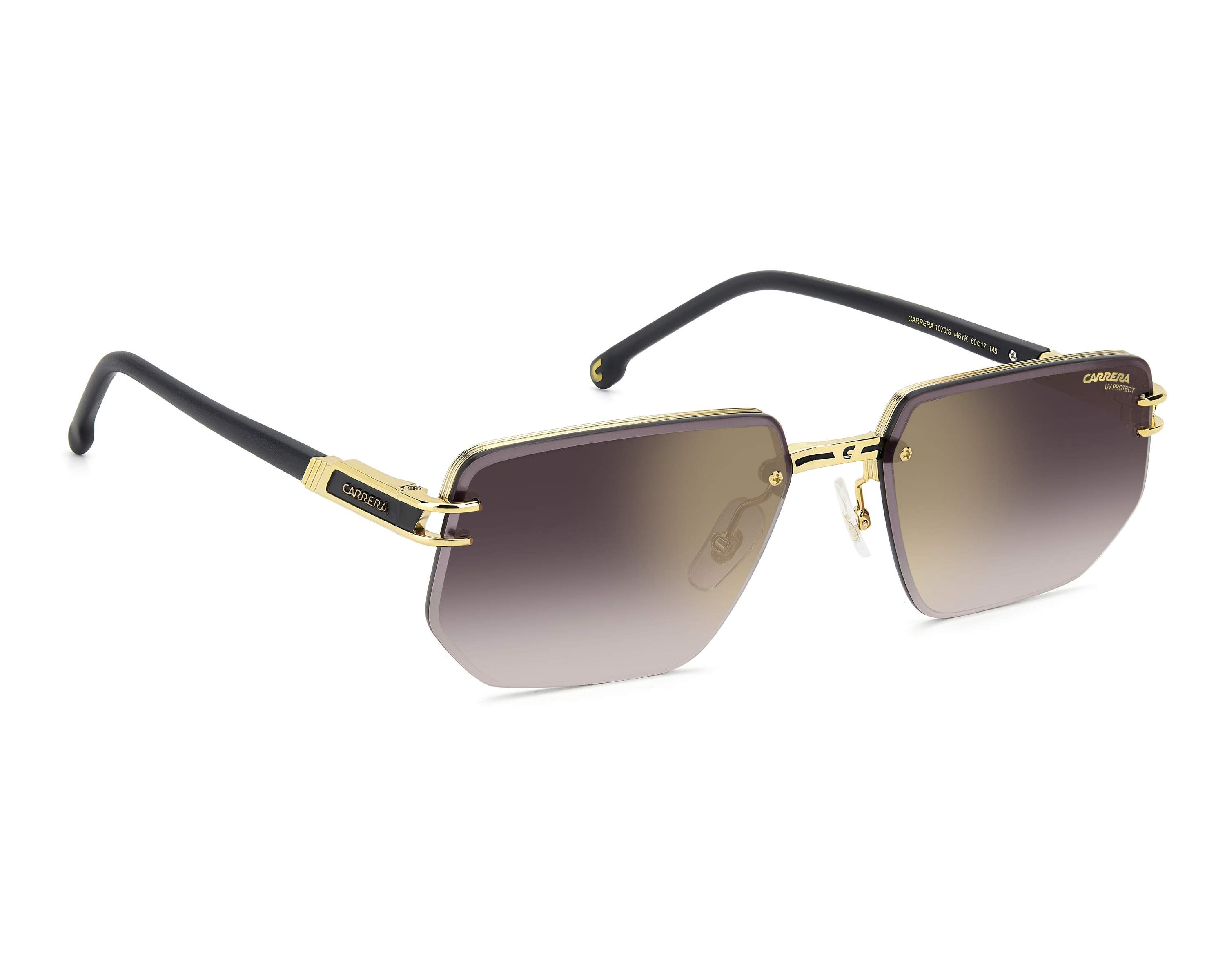 Carrera CARRERA-1070-S I46/YK 60-17 Negra Oro Vista de 360 grados 1