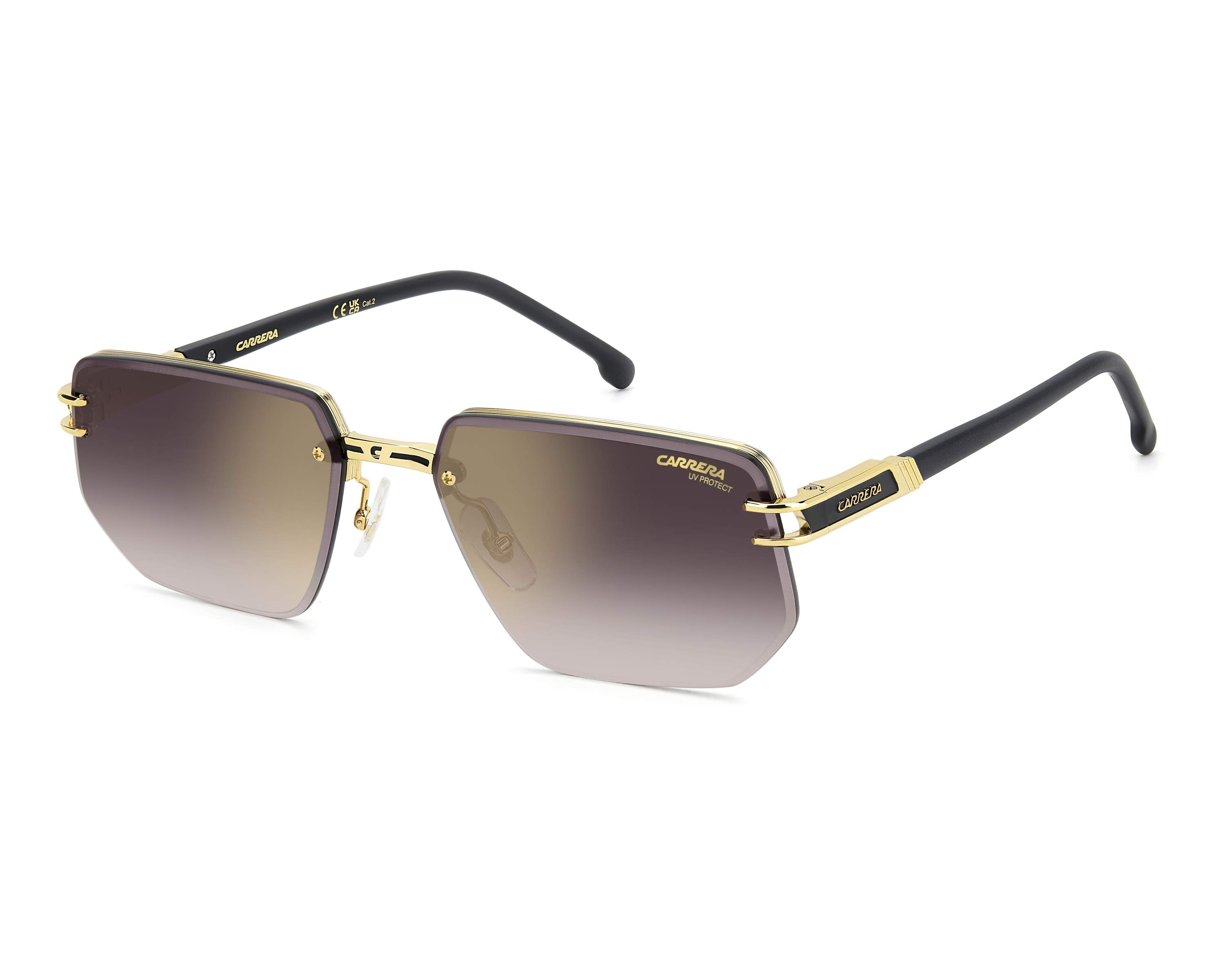Carrera CARRERA-1070-S I46/YK 60-17 Negra Oro Vista de 360 grados 5