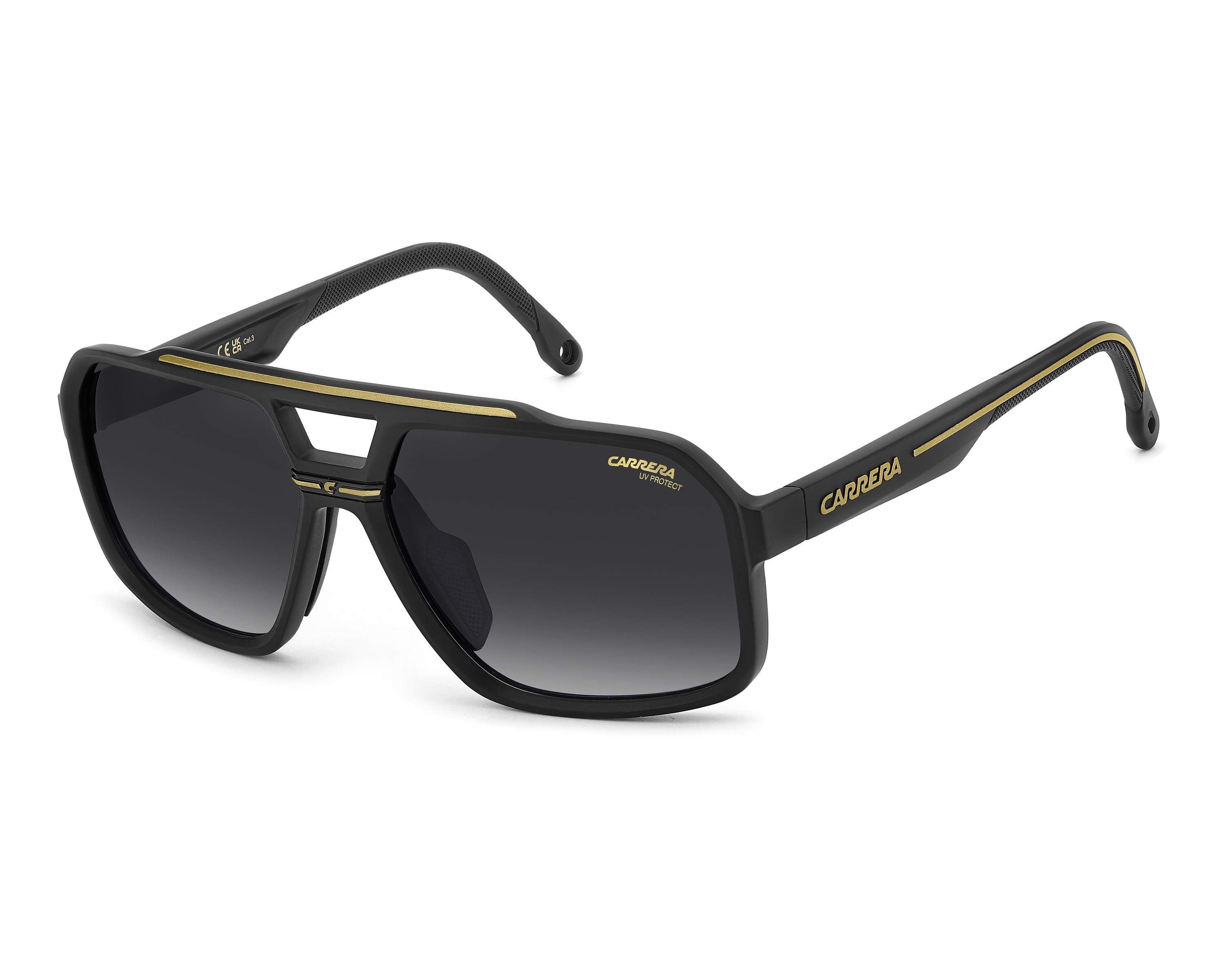 Carrera C-SPORT-03-S I46/9O 61-16 Black Gold Vista de 360 grados 1
