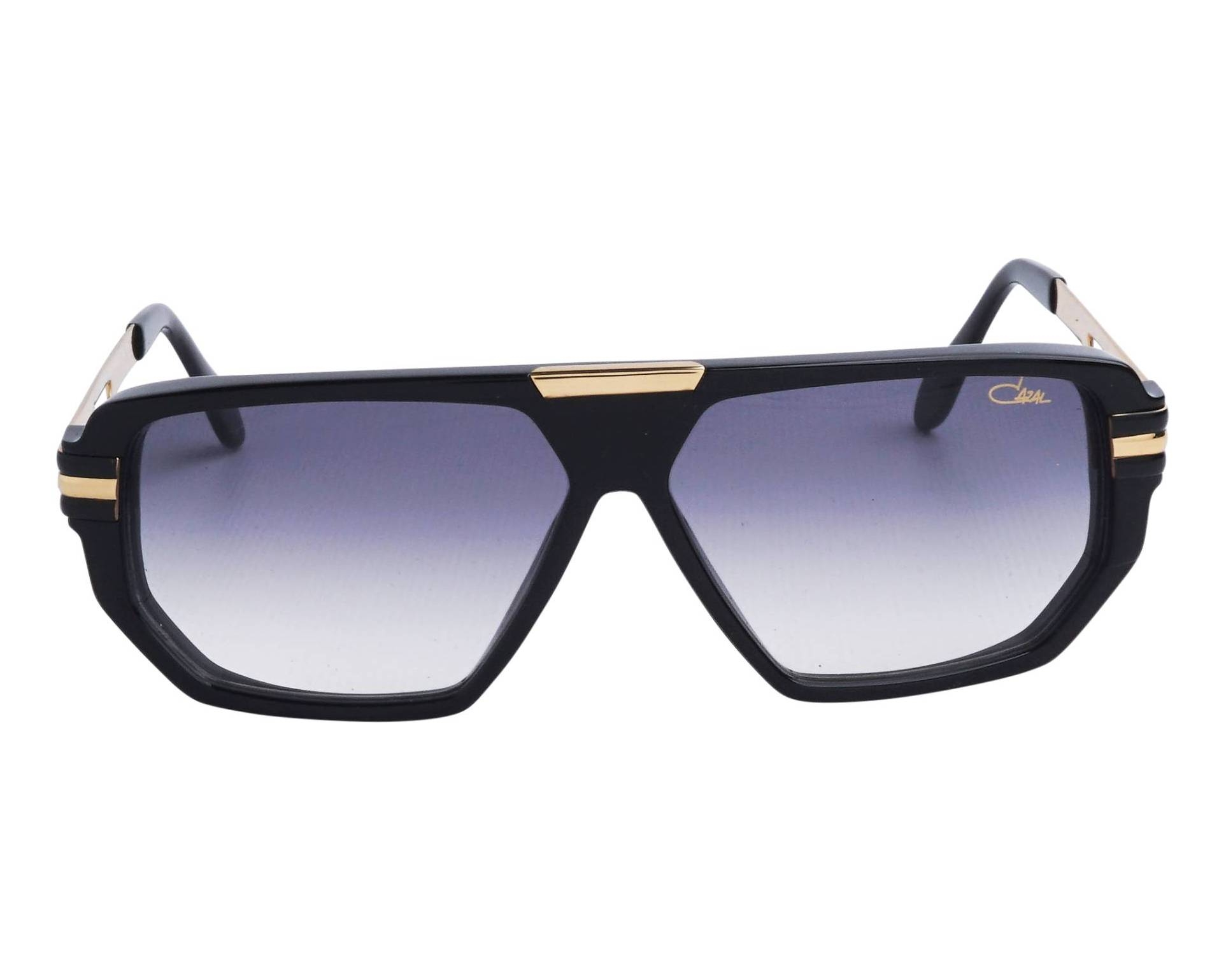Cazal 8045 001 60-11 Negra Oro vista de frente
