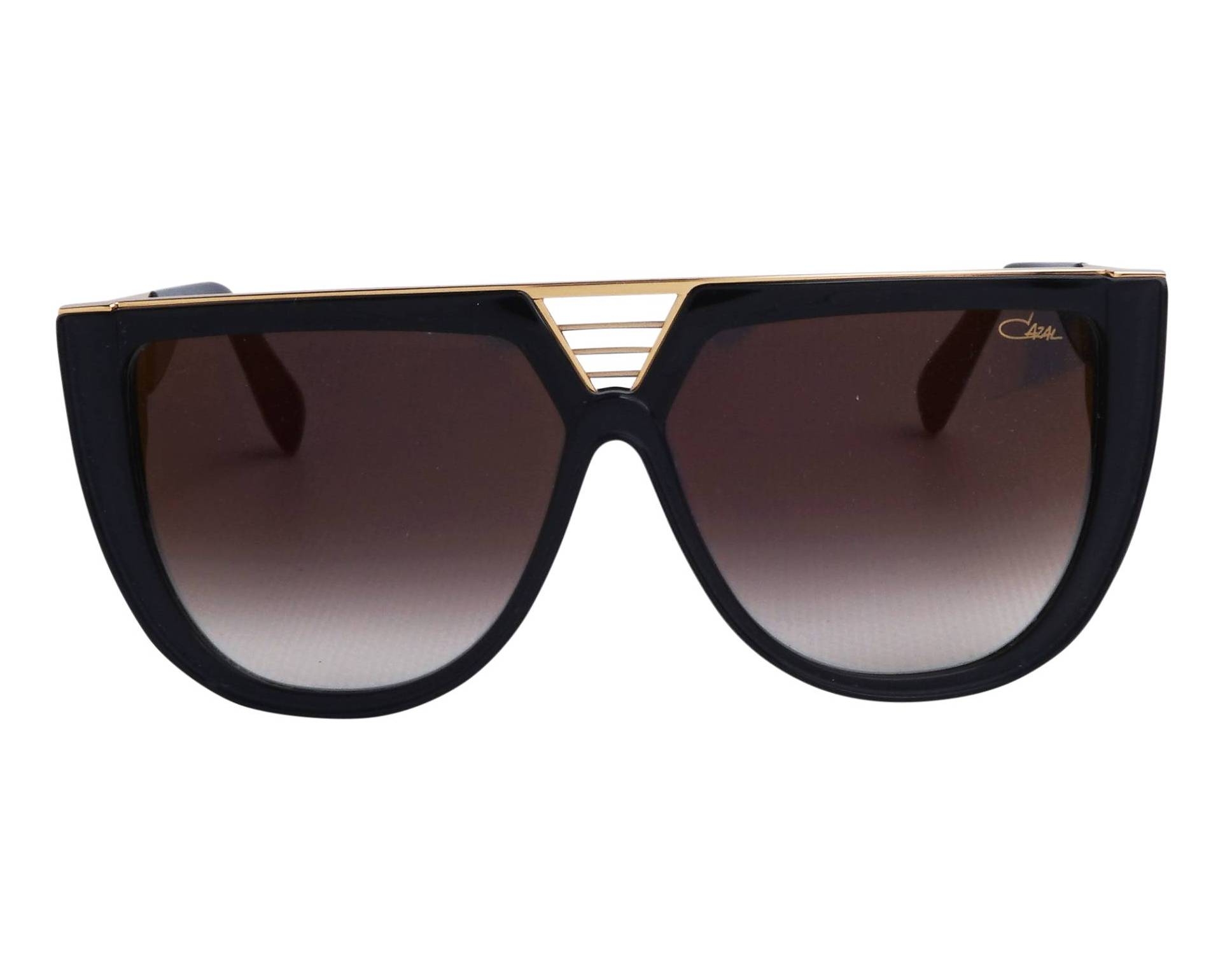 Cazal 8511 001 59-11 Negra Oro vista de frente