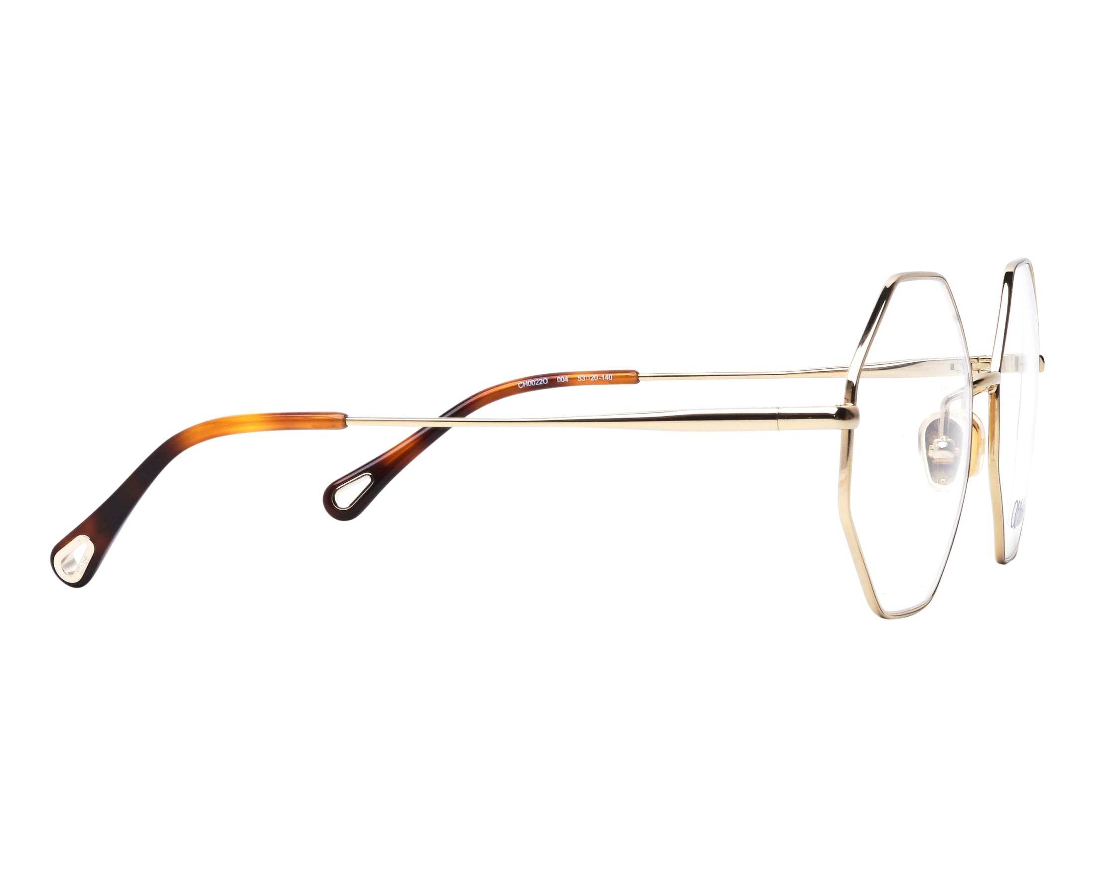 Chloe CH0022O 004 - Gold Havana vista lateral