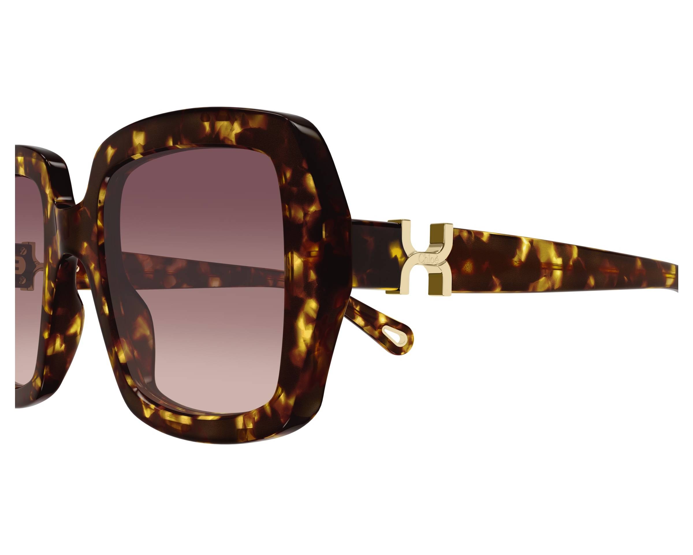 Chloe CH0301S 002 52-22 havana  vista lateral