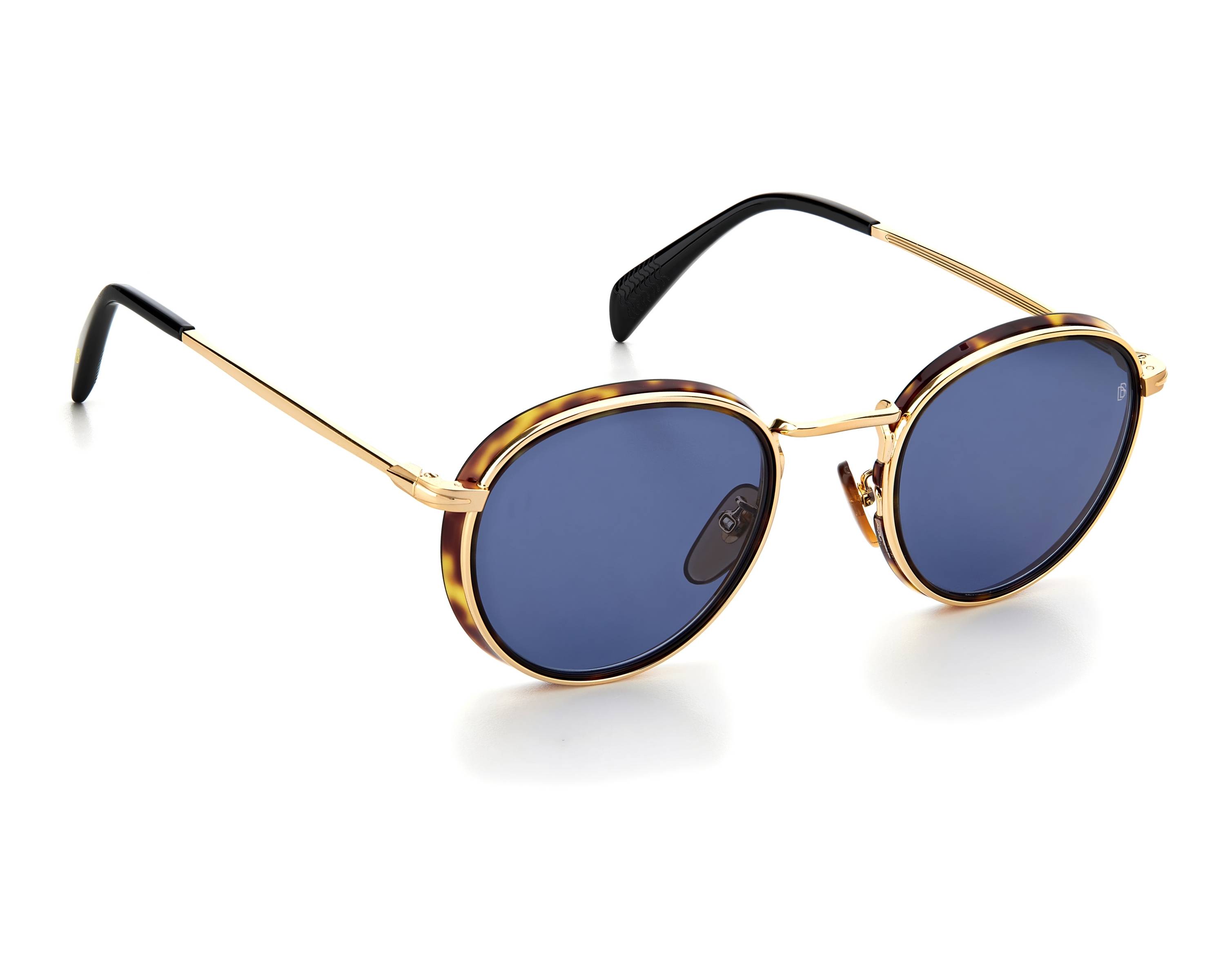 David Beckham DB-1033-S 2IK/KU - Havana Oro vista de frente