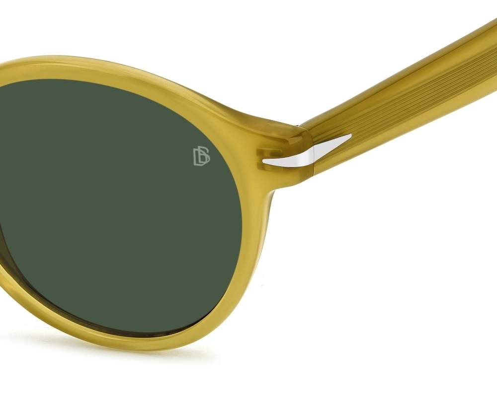 David Beckham DB-1178-S 40G/QT 50-21 Amarillo  Vista de 360 grados 4