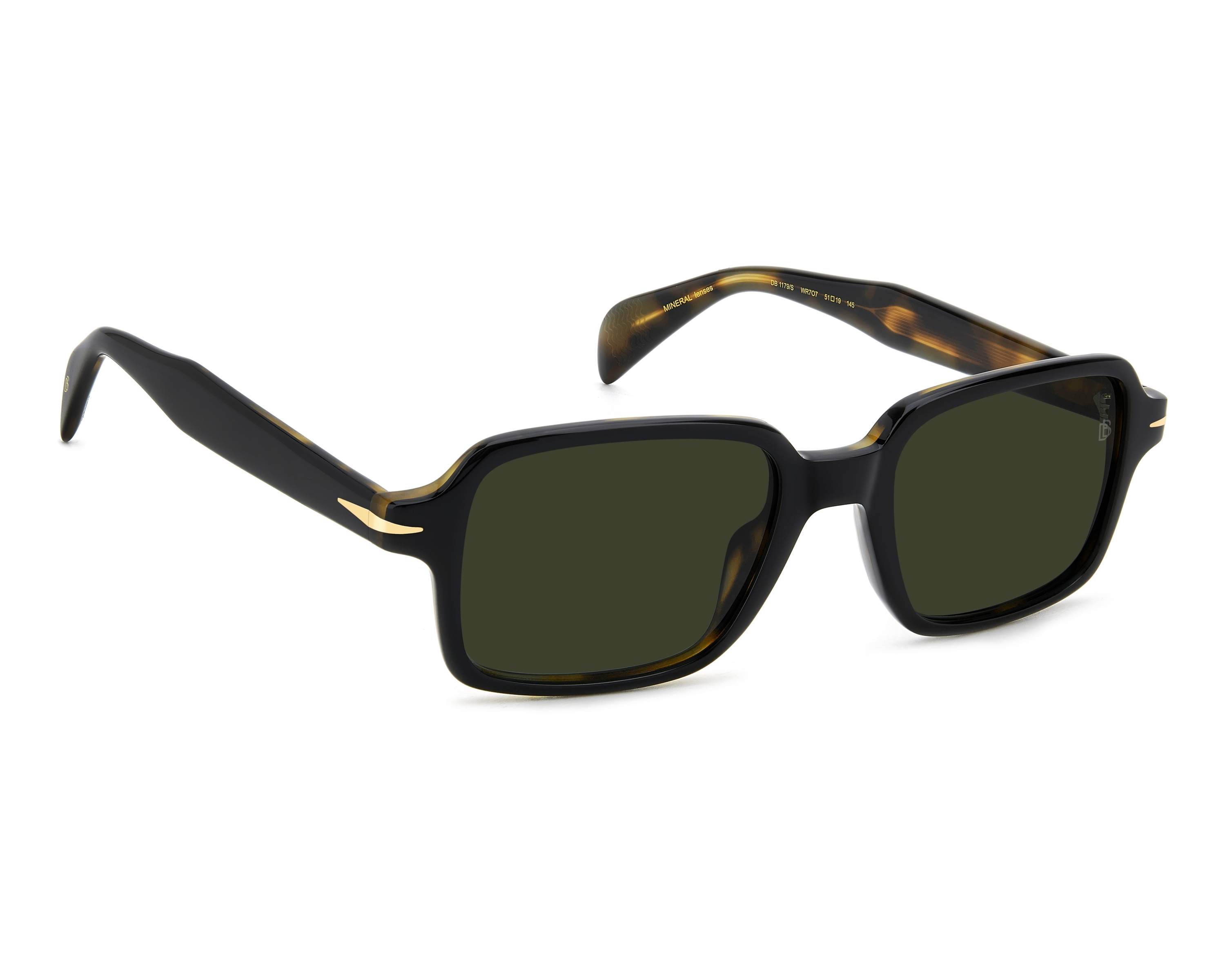 David Beckham DB-1179-S WR7/O7 51-19 Negra Blanco Vista de 360 grados 2