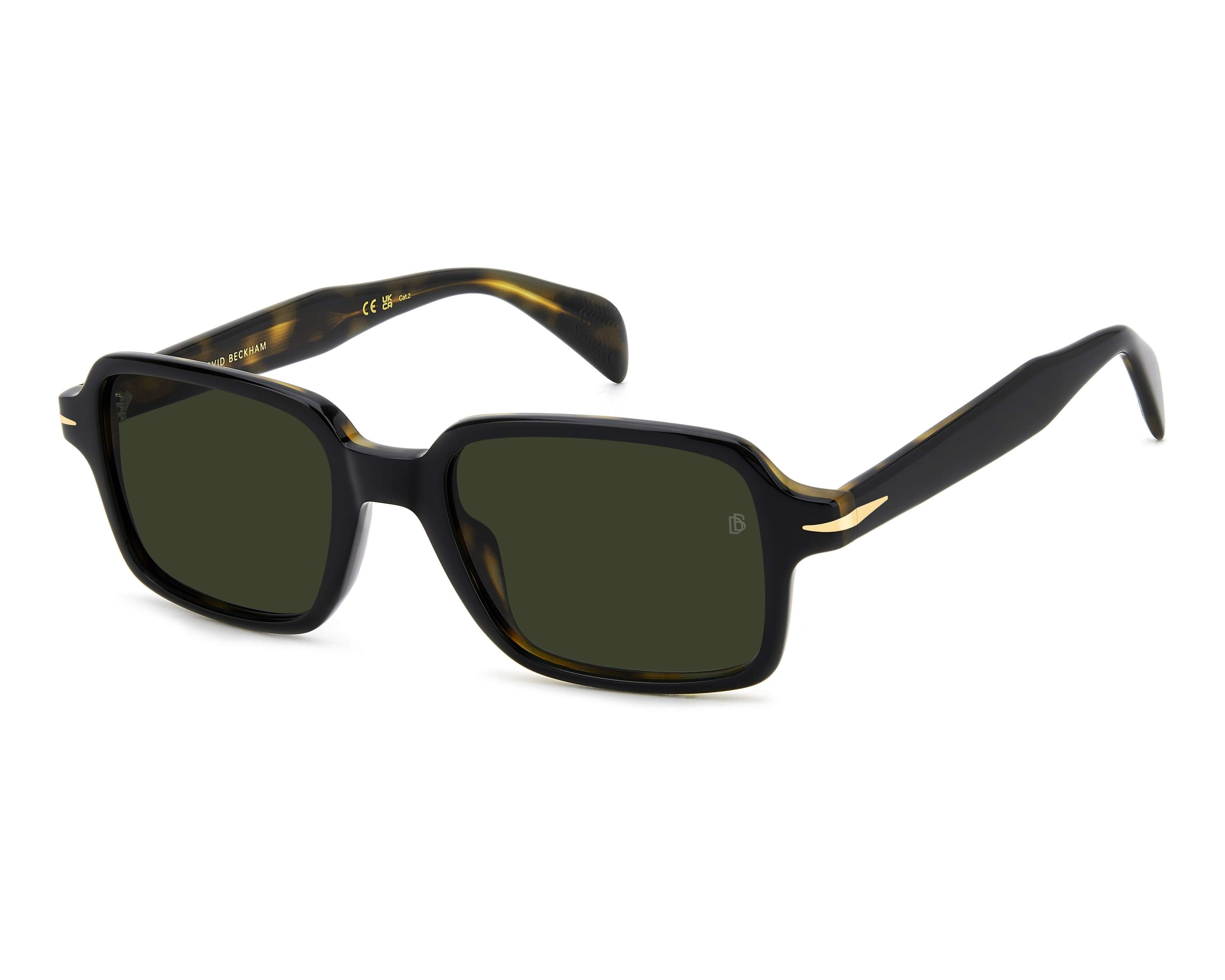 David Beckham DB-1179-S WR7/O7 51-19 Negra Blanco Vista de 360 grados 3