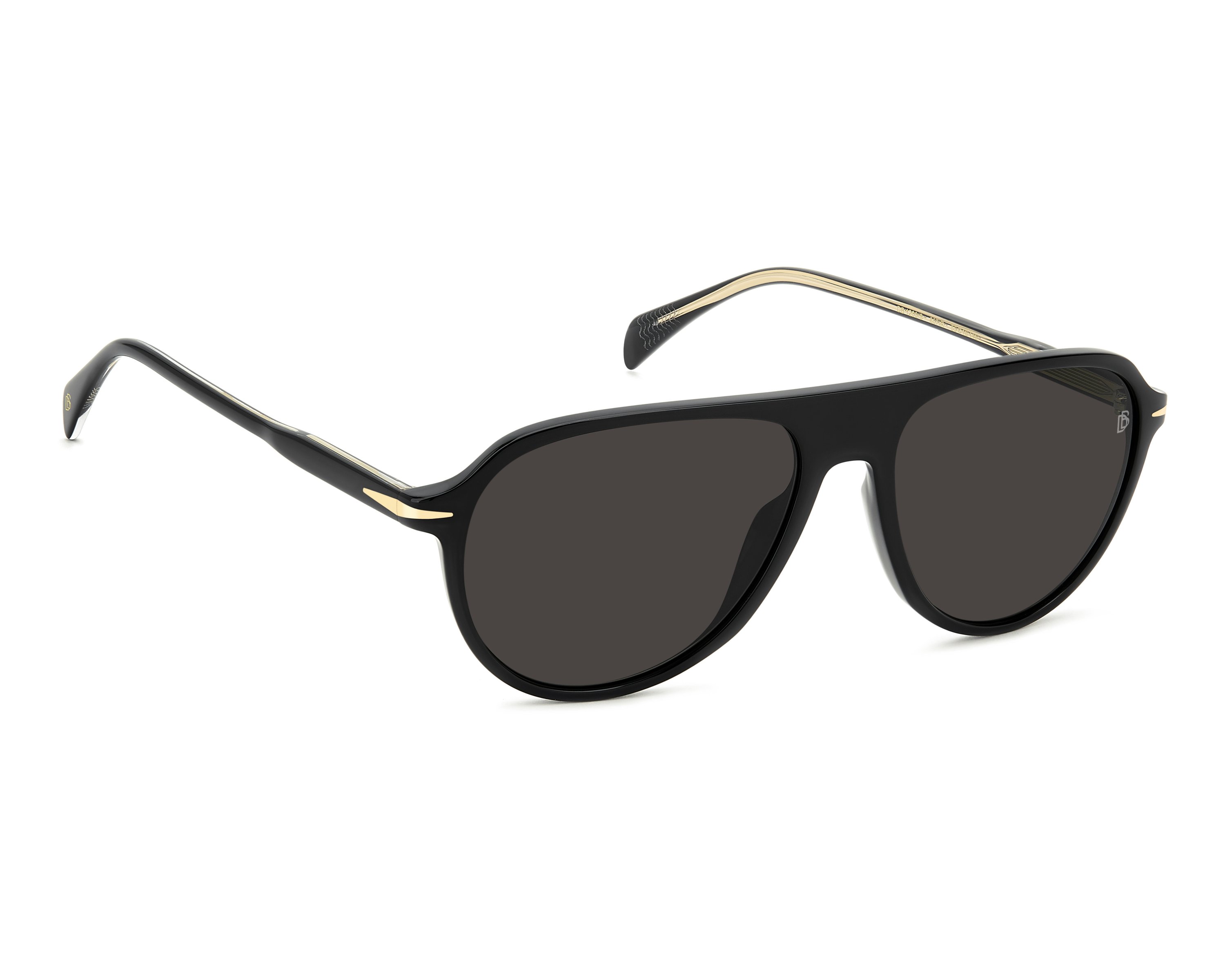 David Beckham DB-1200-S 807/IR 55-16 Negra  vista de frente