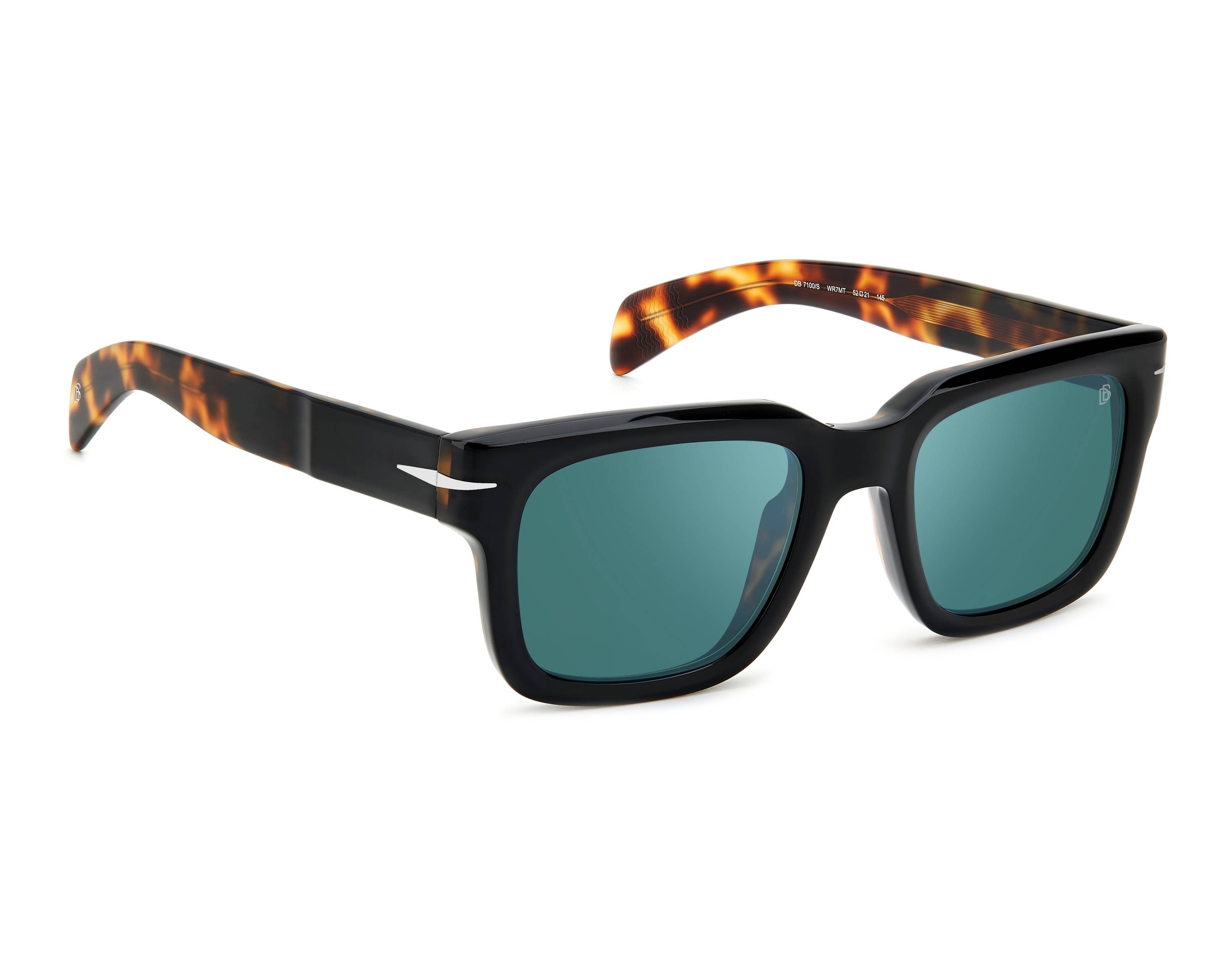 David Beckham DB-7100-S WR7/MT - Negra Blanco vista de frente