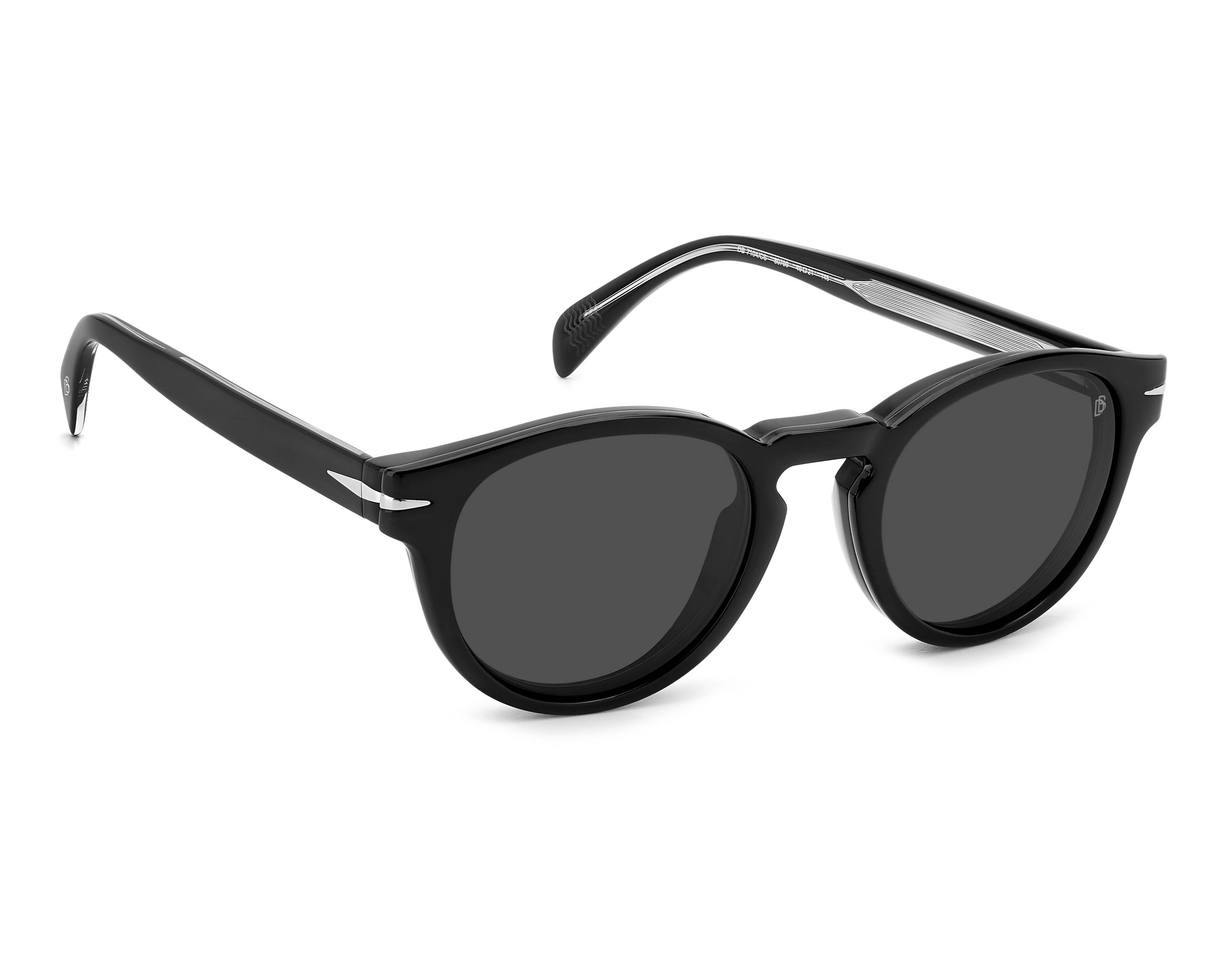 David Beckham DB-7104-CS 807/M9 49-21 Black  Vista de 360 grados 2