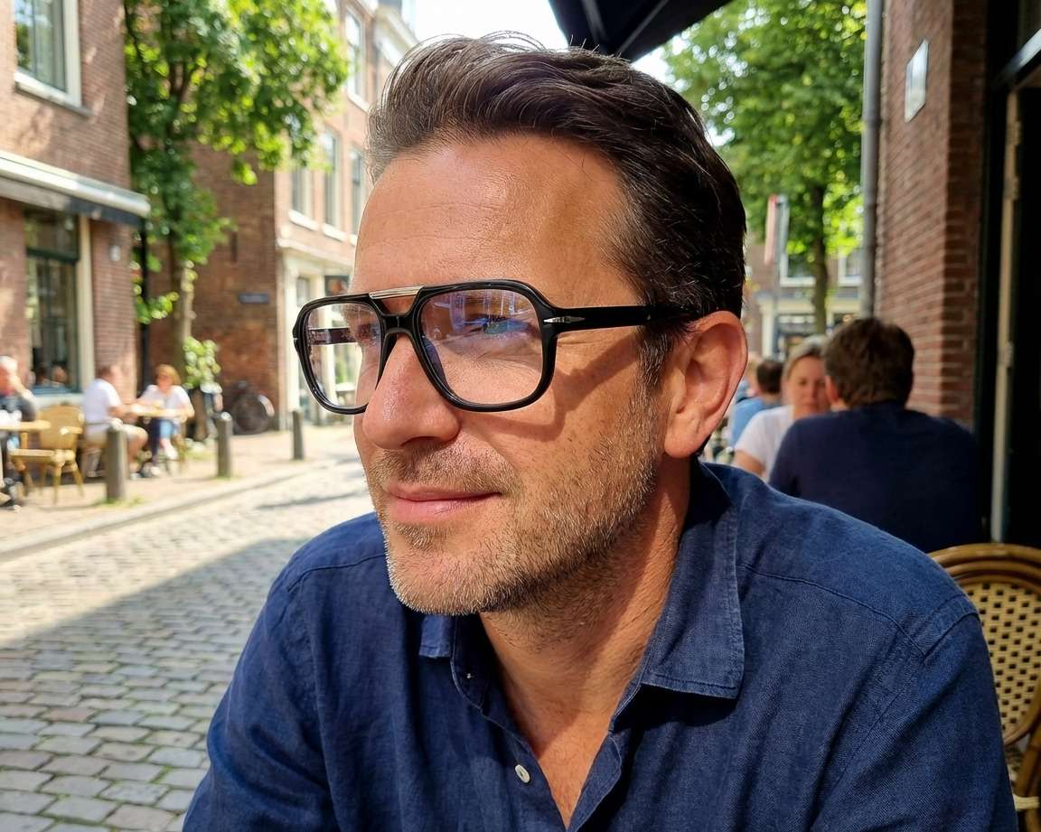 David Beckham DB-7108 ANS 56-16 schwarz ruthenium Vista de 360 grados 5