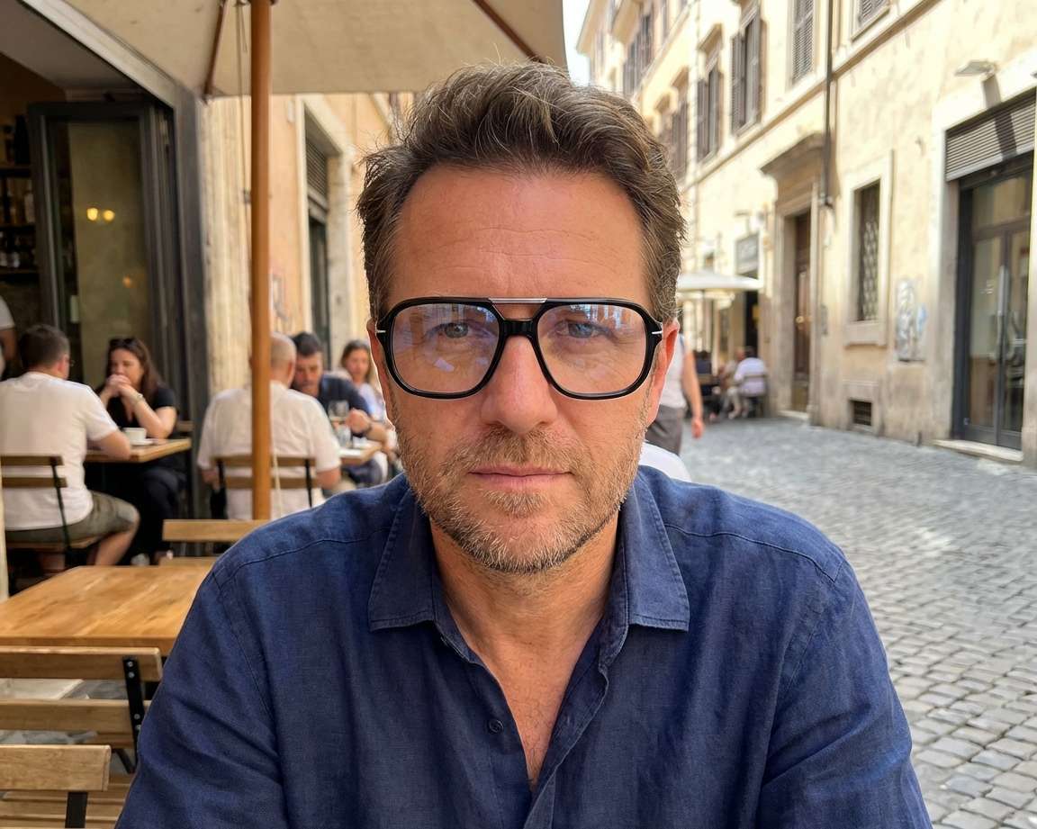 David Beckham DB-7108 ANS 56-16 schwarz ruthenium Vista de 360 grados 6