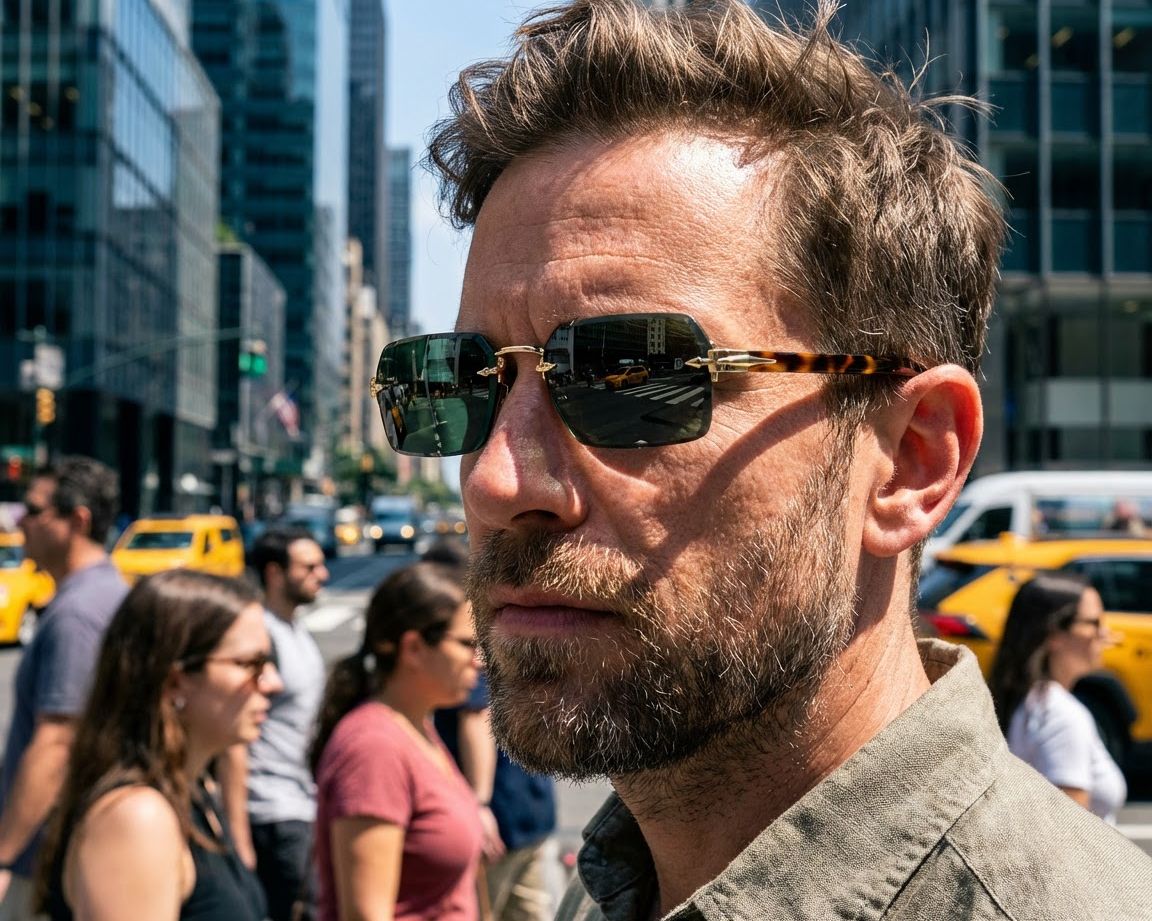 David Beckham DB-7109-S 06JMT 56-20 Oro Havana Vista de 360 grados 5