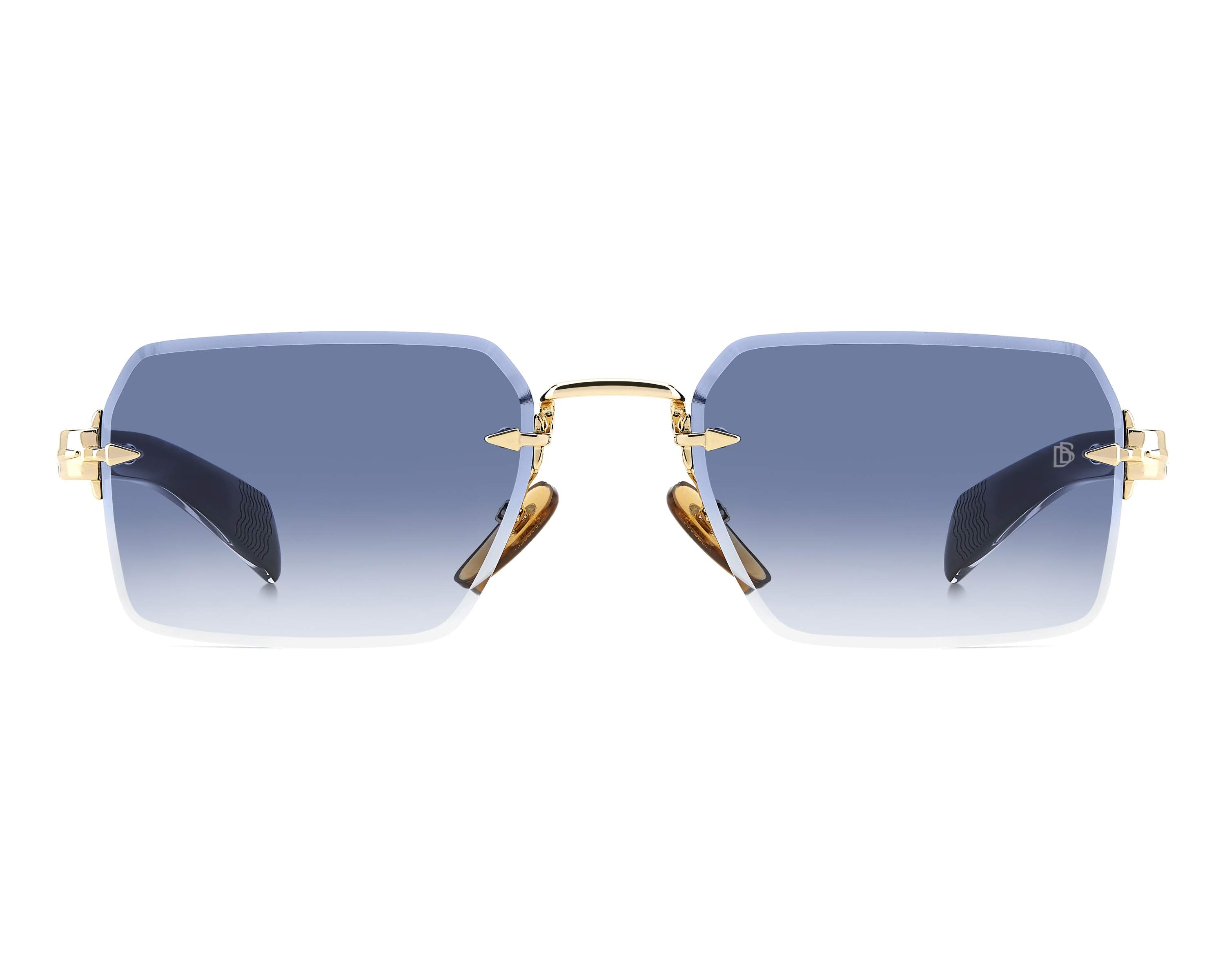 David Beckham DB-7109-S RHL08 56-20 Oro Negro Vista de 360 grados 3