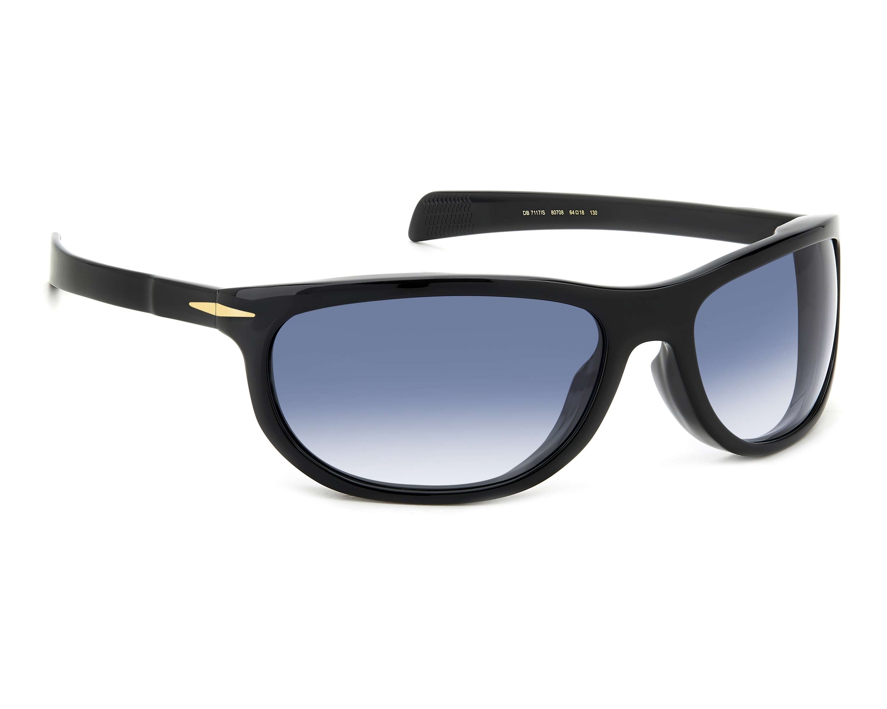 David Beckham DB-7117-S 807/08 64-18 Negra  Vista de 360 grados 2