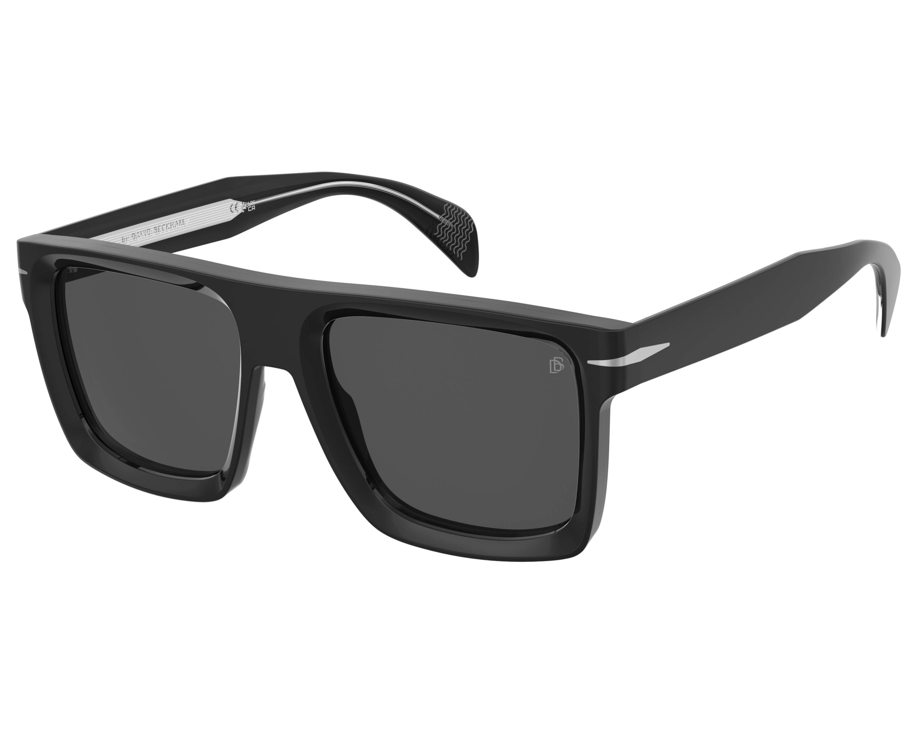 David Beckham DB-7134-S 807/1V 56-18 Black  vista de perfil