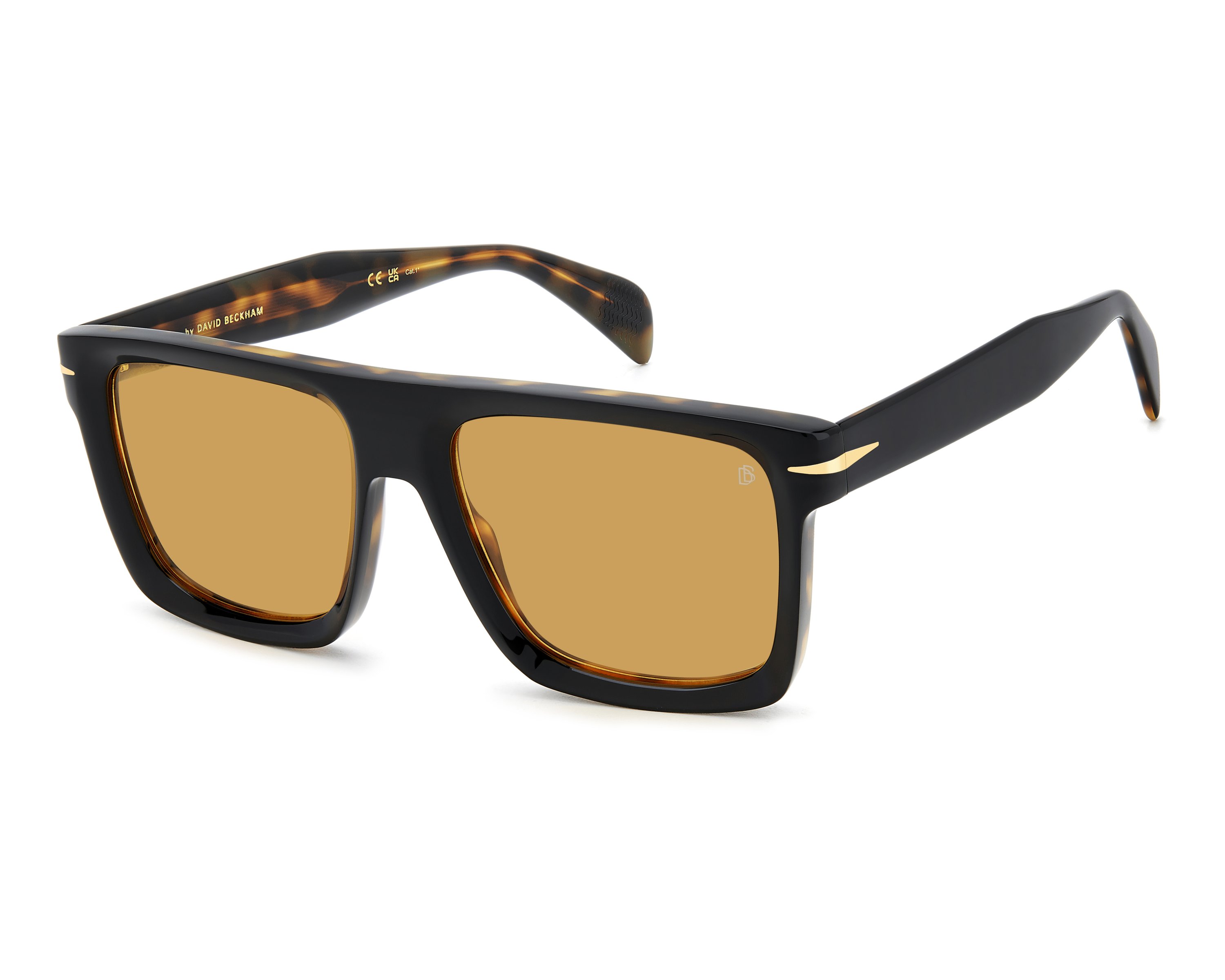 David Beckham DB-7134-S WR7/VS 56-18 Black Havana Vista de 360 grados 1