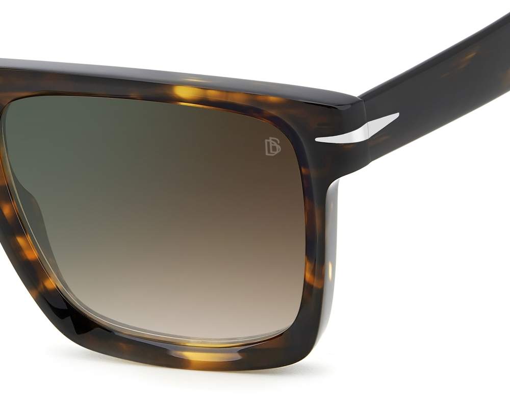 David Beckham DB-7134-S WR9/QY 56-18 Havane Or Vista de 360 grados 1