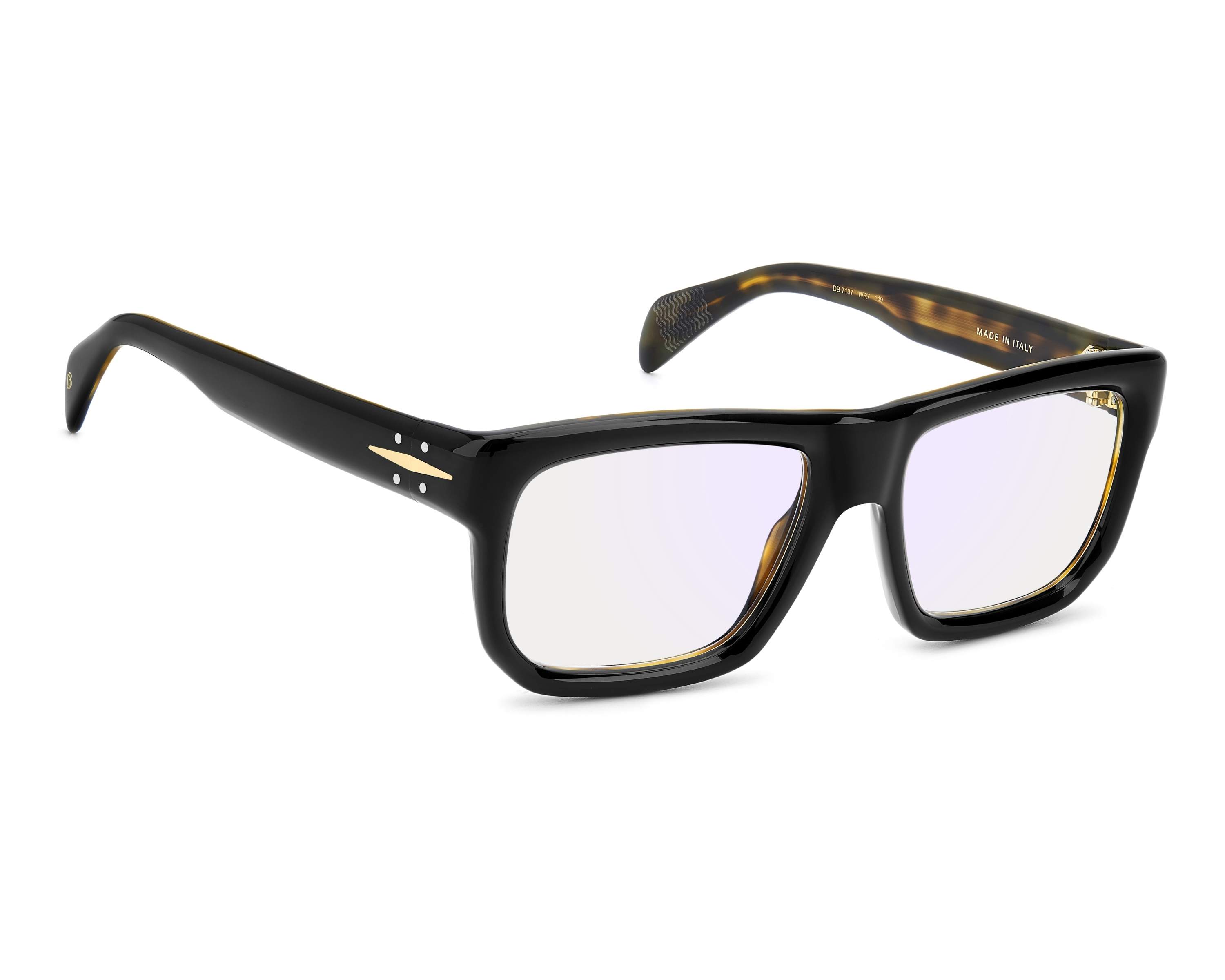 David Beckham DB-7137 WR7 54-18 Noir Havane Vista de 360 grados 2