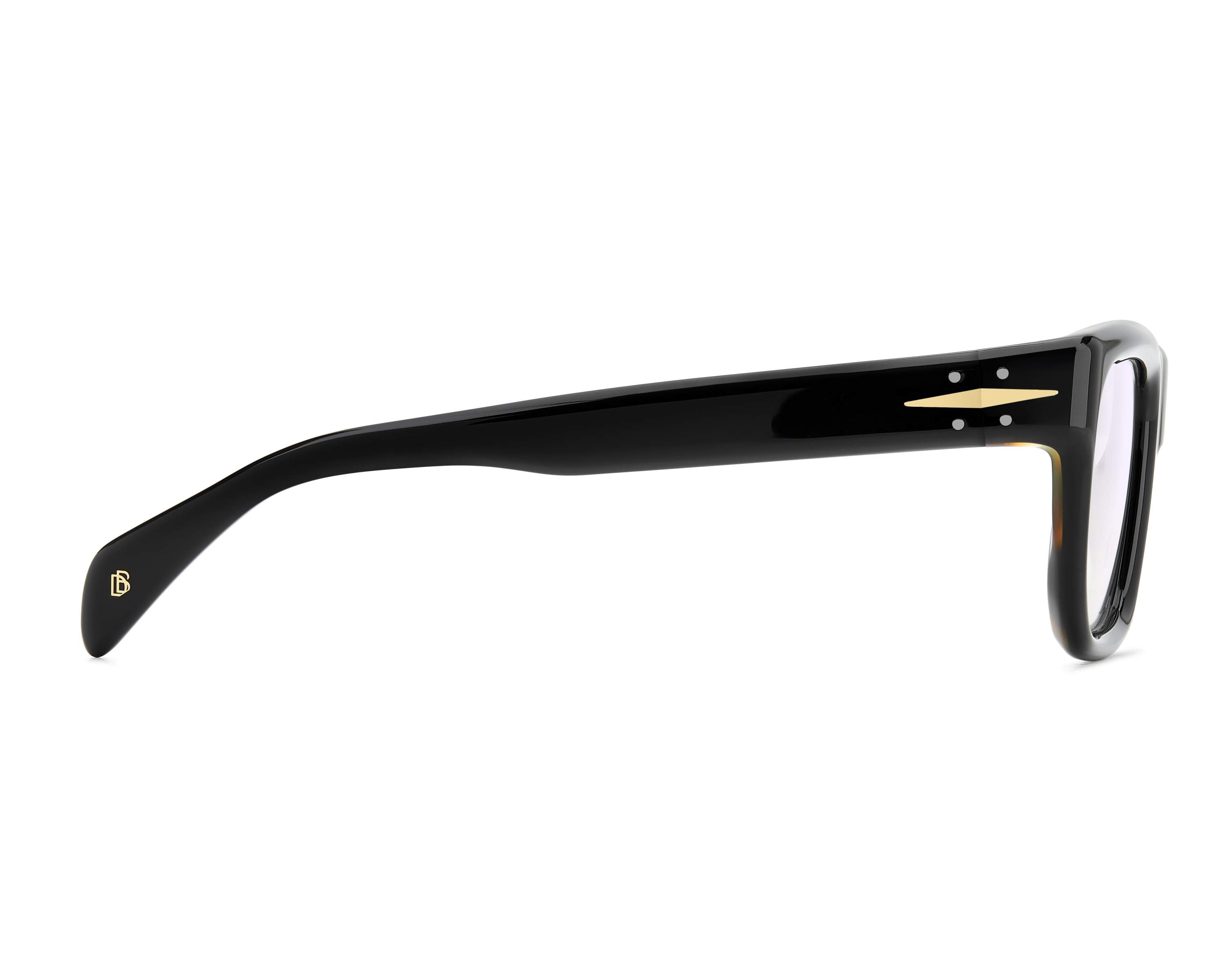David Beckham DB-7137 WR7 54-18 Noir Havane Vista de 360 grados 4