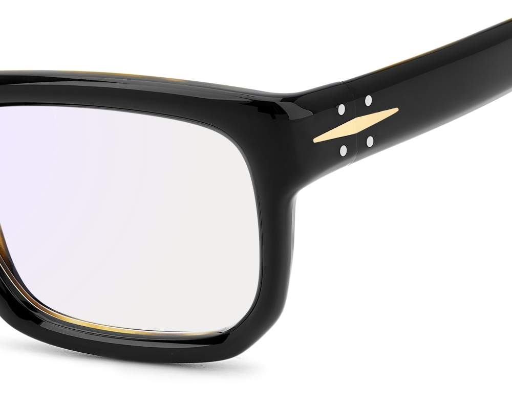 David Beckham DB-7137 WR7 54-18 Noir Havane Vista de 360 grados 5