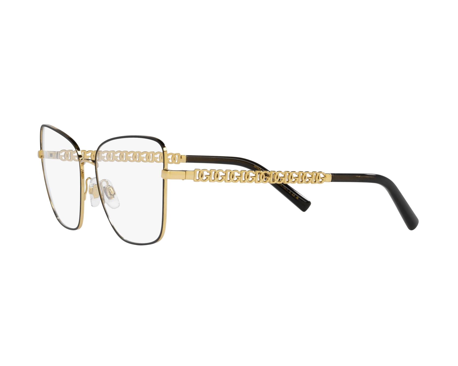Dolce & Gabbana DG1346 1311 55-17 Oro  Vista de 360 grados 4