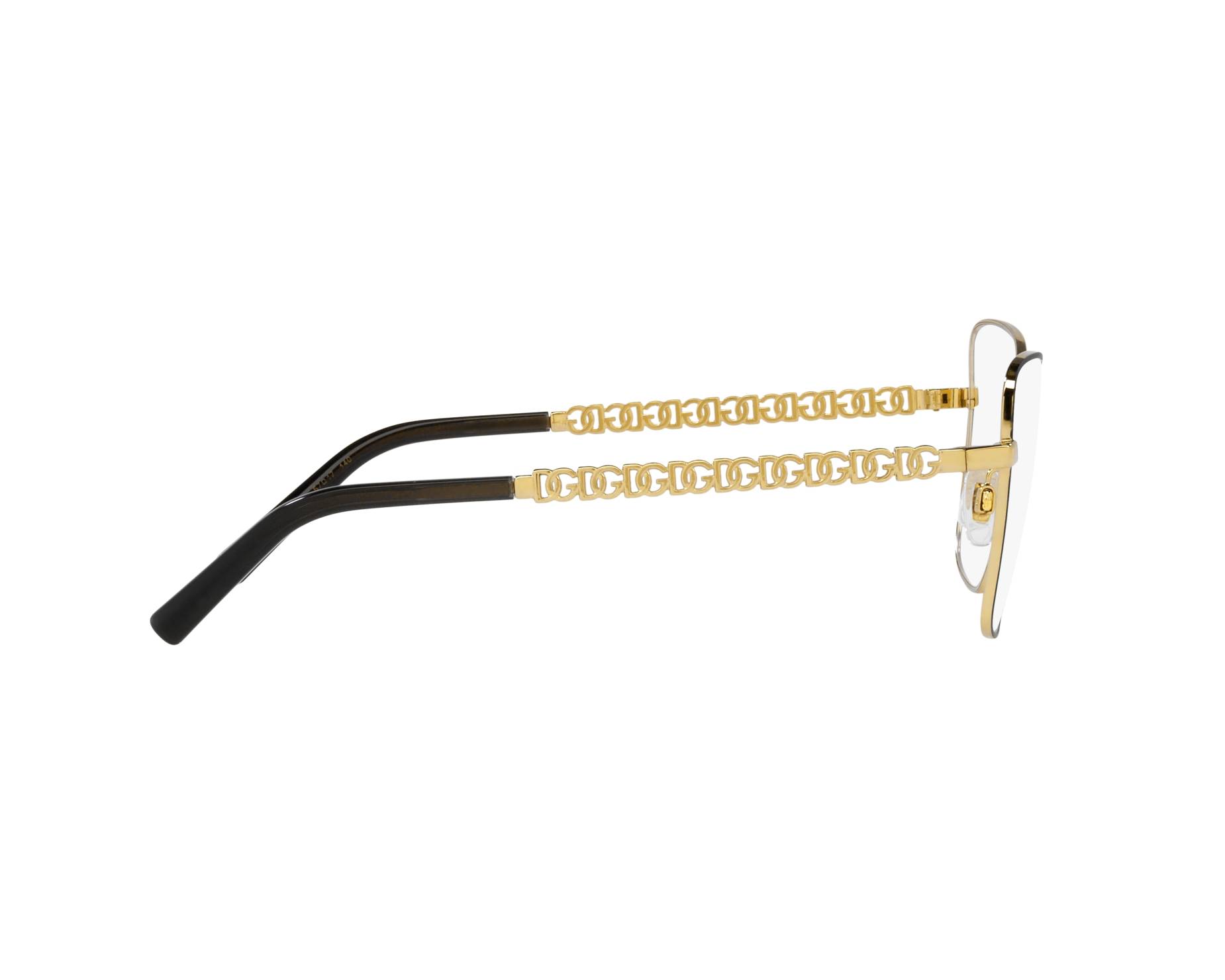 Dolce & Gabbana DG1346 1311 55-17 Oro  Vista de 360 grados 11