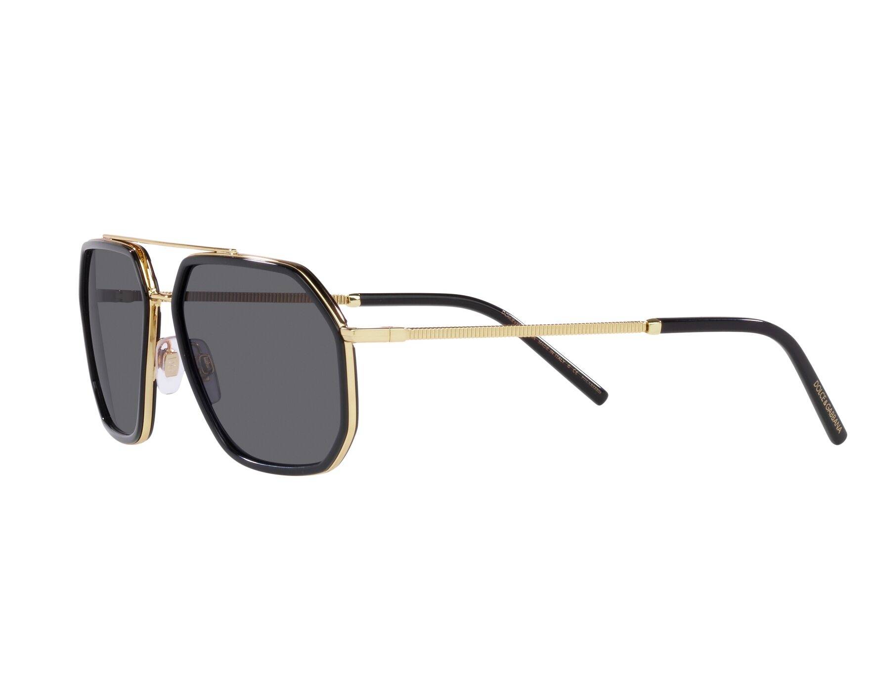 Dolce & Gabbana DG2285 02/81 60-15 Black  Vista de 360 grados 3