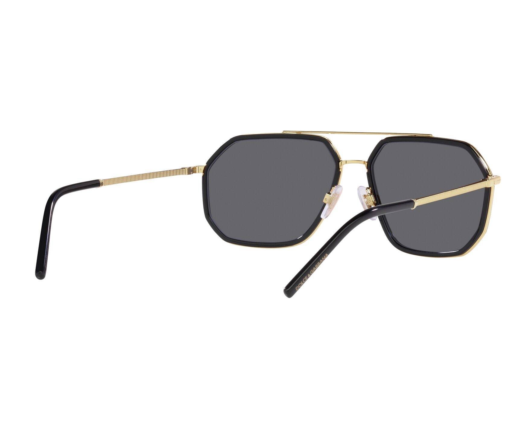 Dolce & Gabbana DG2285 02/81 60-15 Black  Vista de 360 grados 8