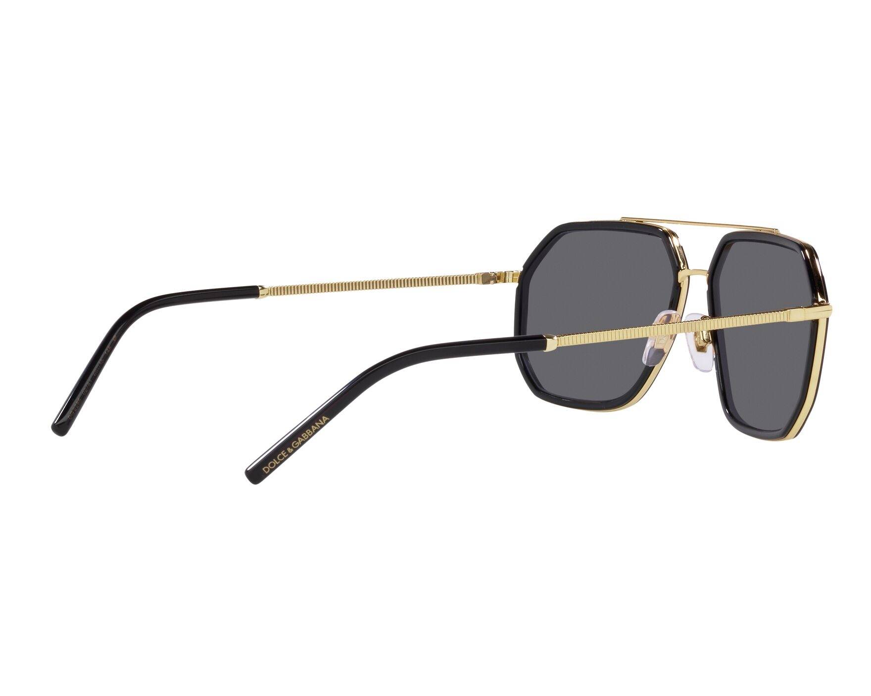 Dolce & Gabbana DG2285 02/81 60-15 Black  Vista de 360 grados 9
