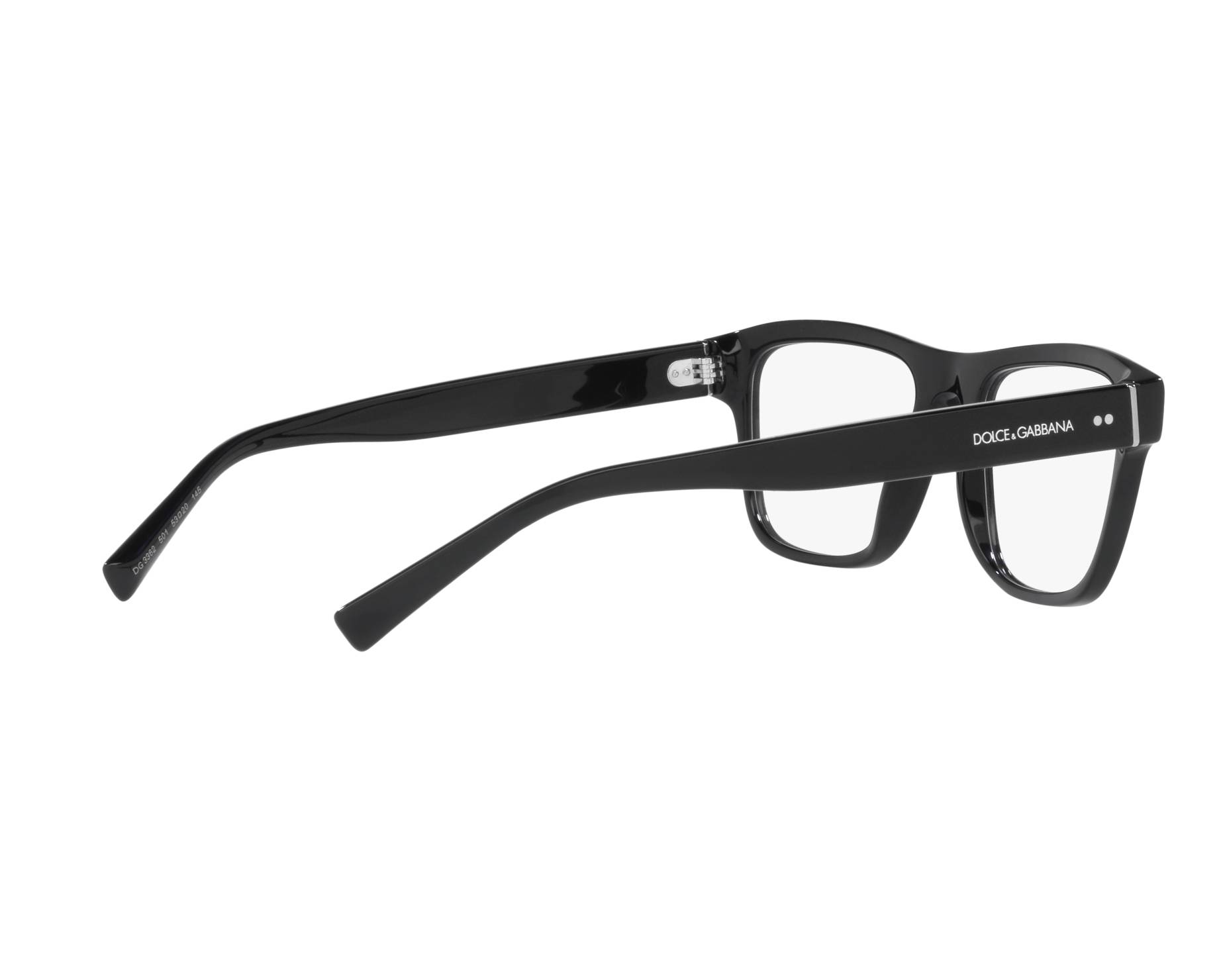 Dolce & Gabbana DG3362 501 - Negra  Vista de 360 grados 10