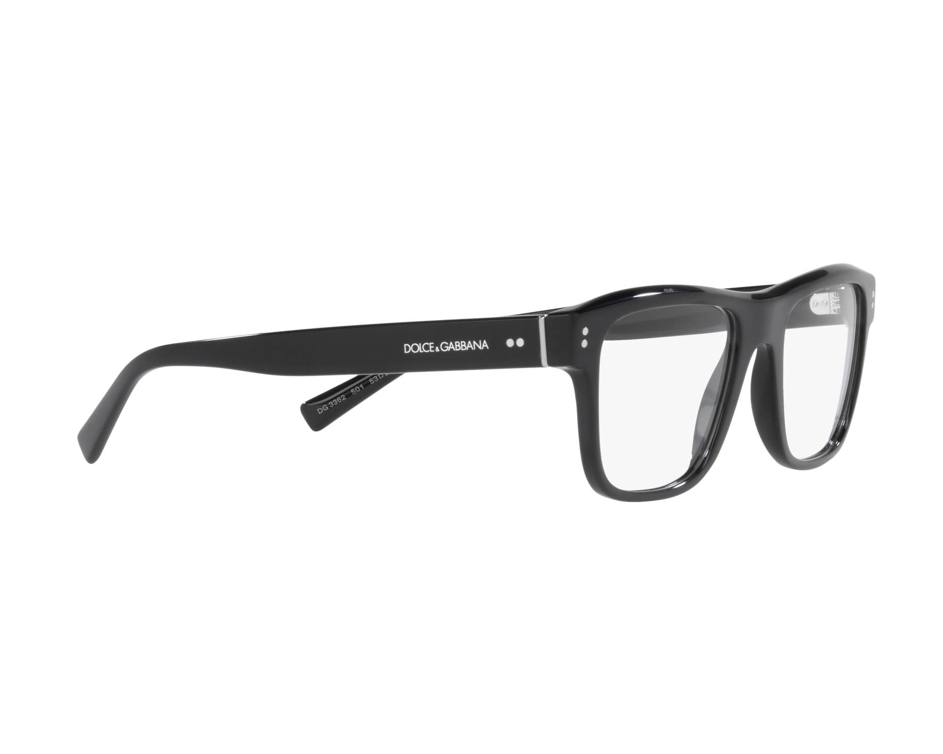 Dolce & Gabbana DG3362 501 - Negra  Vista de 360 grados 12