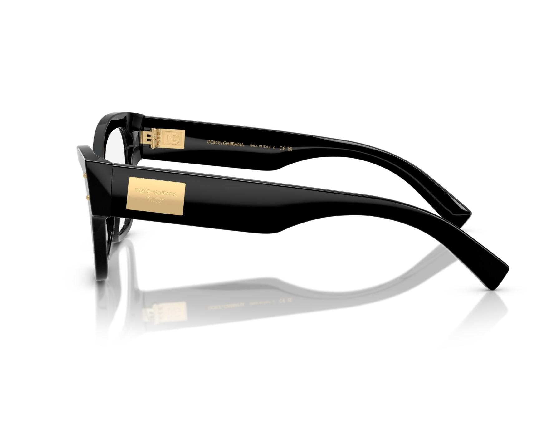 Dolce & Gabbana DG3404 501 54-17 Negra  Vista de 360 grados 2
