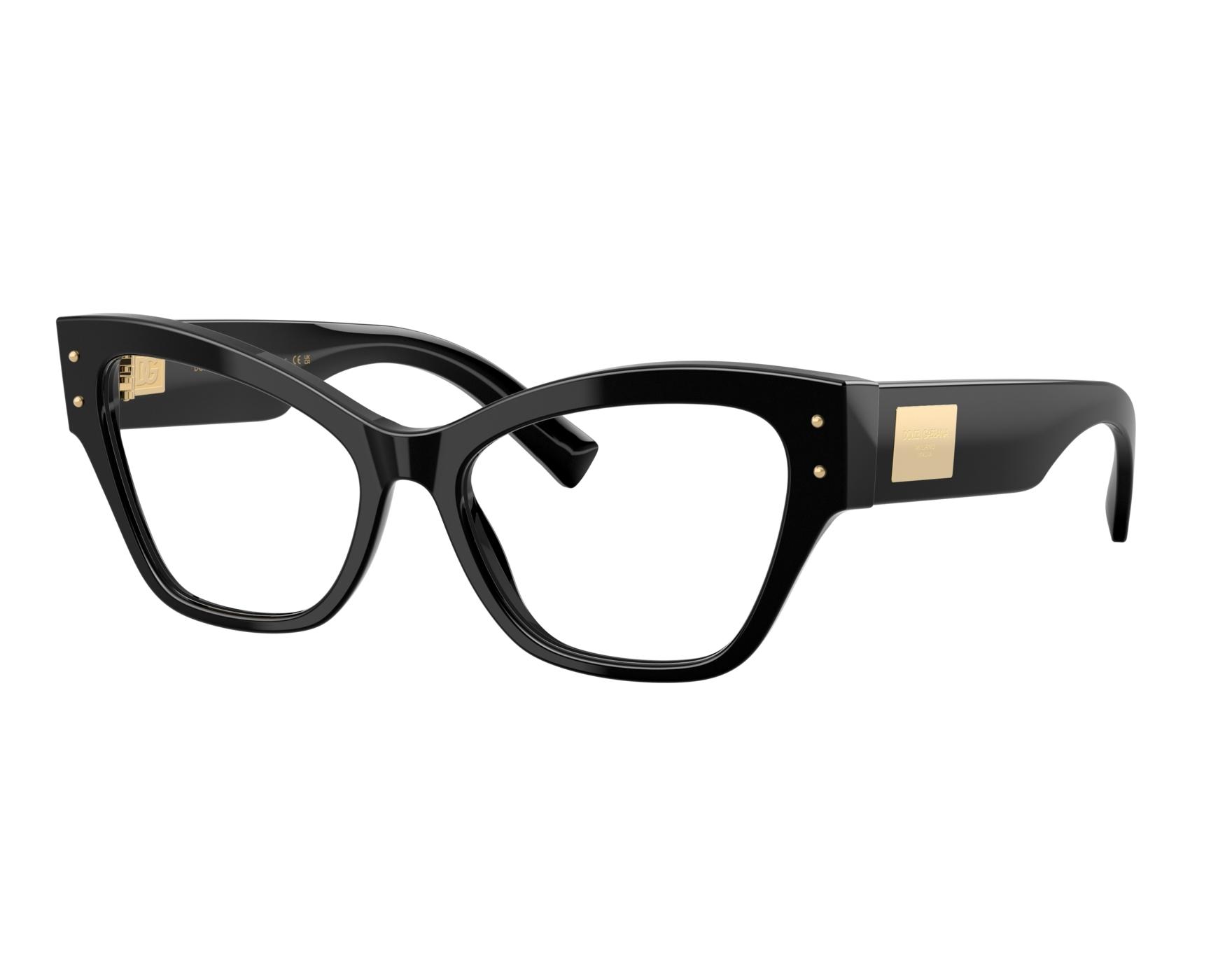 Dolce & Gabbana DG3404 501 54-17 Negra  Vista de 360 grados 3
