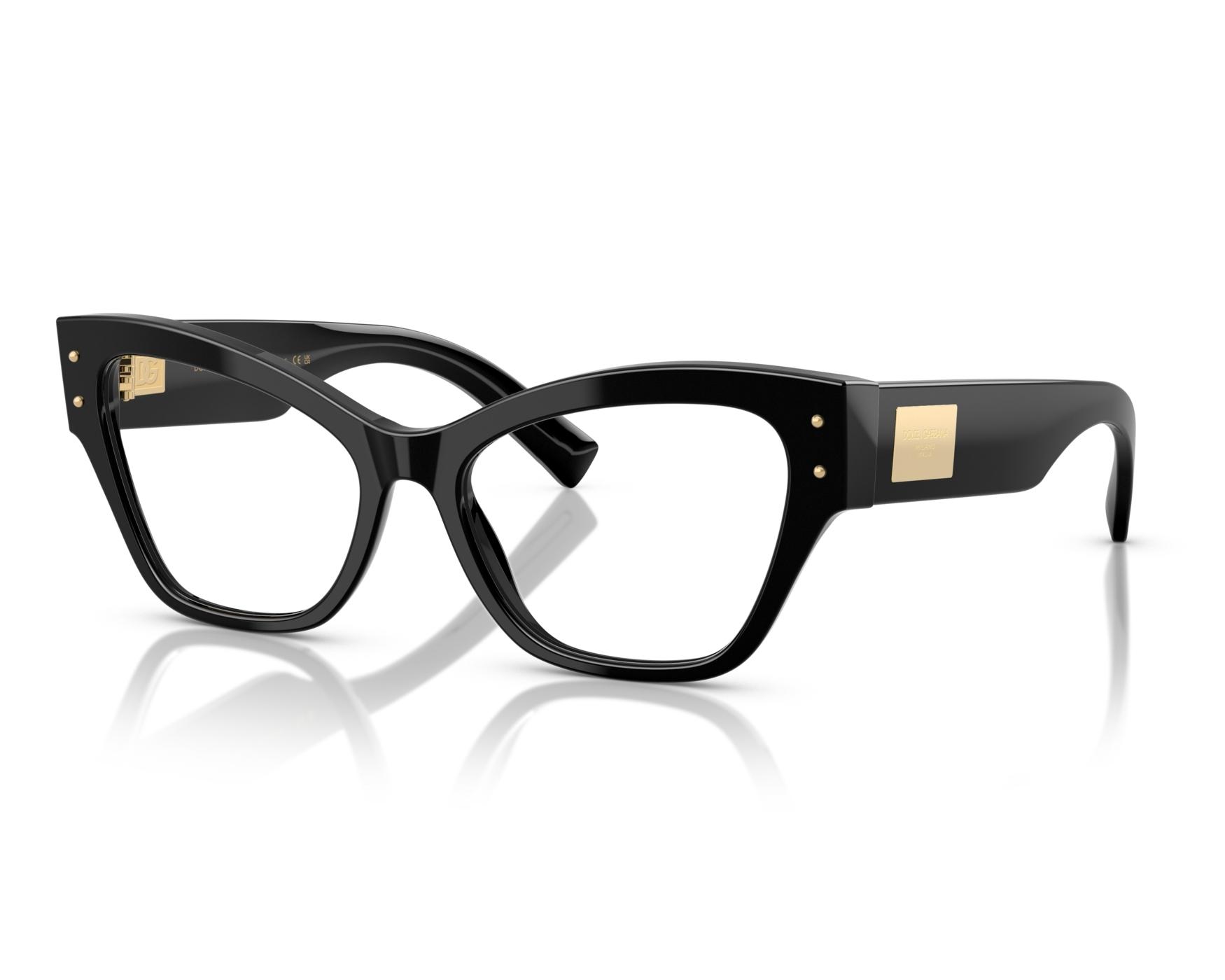 Dolce & Gabbana DG3404 501 54-17 Negra  Vista de 360 grados 4