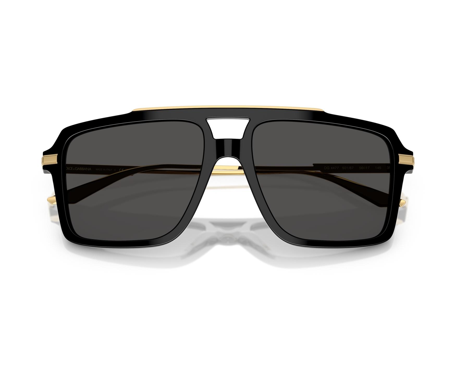 Dolce & Gabbana DG4477 501/87 56-17 Negra  Vista de 360 grados 4