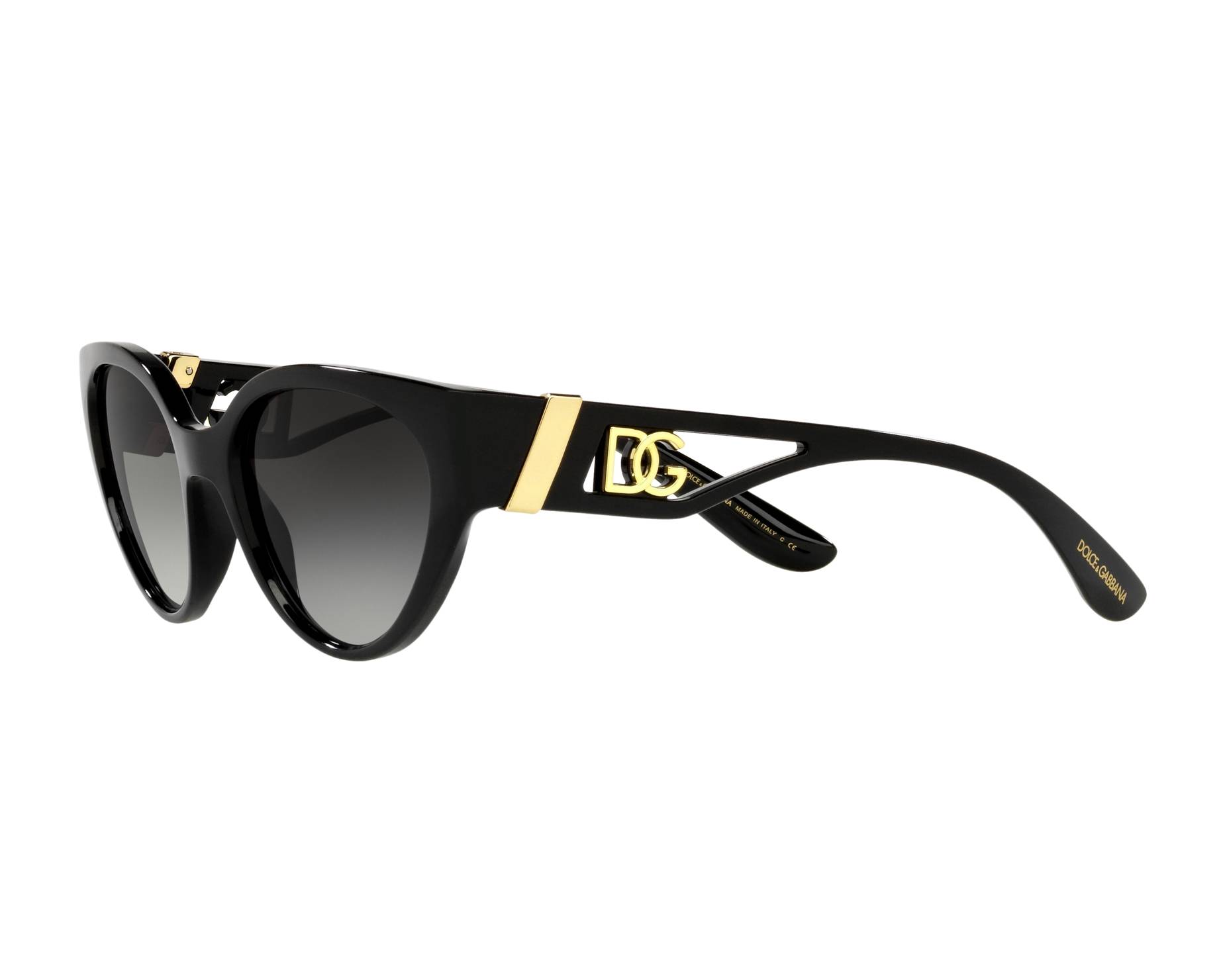 Dolce & Gabbana DG6146 501/8G 54-19 Negra  Vista de 360 grados 4