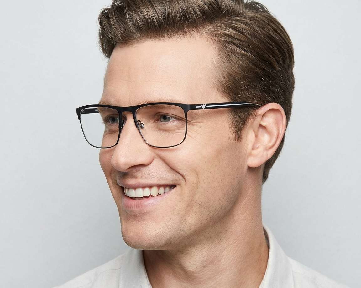 Emporio Armani EA1079 3094 55-18 Negra  Vista de 360 grados 15