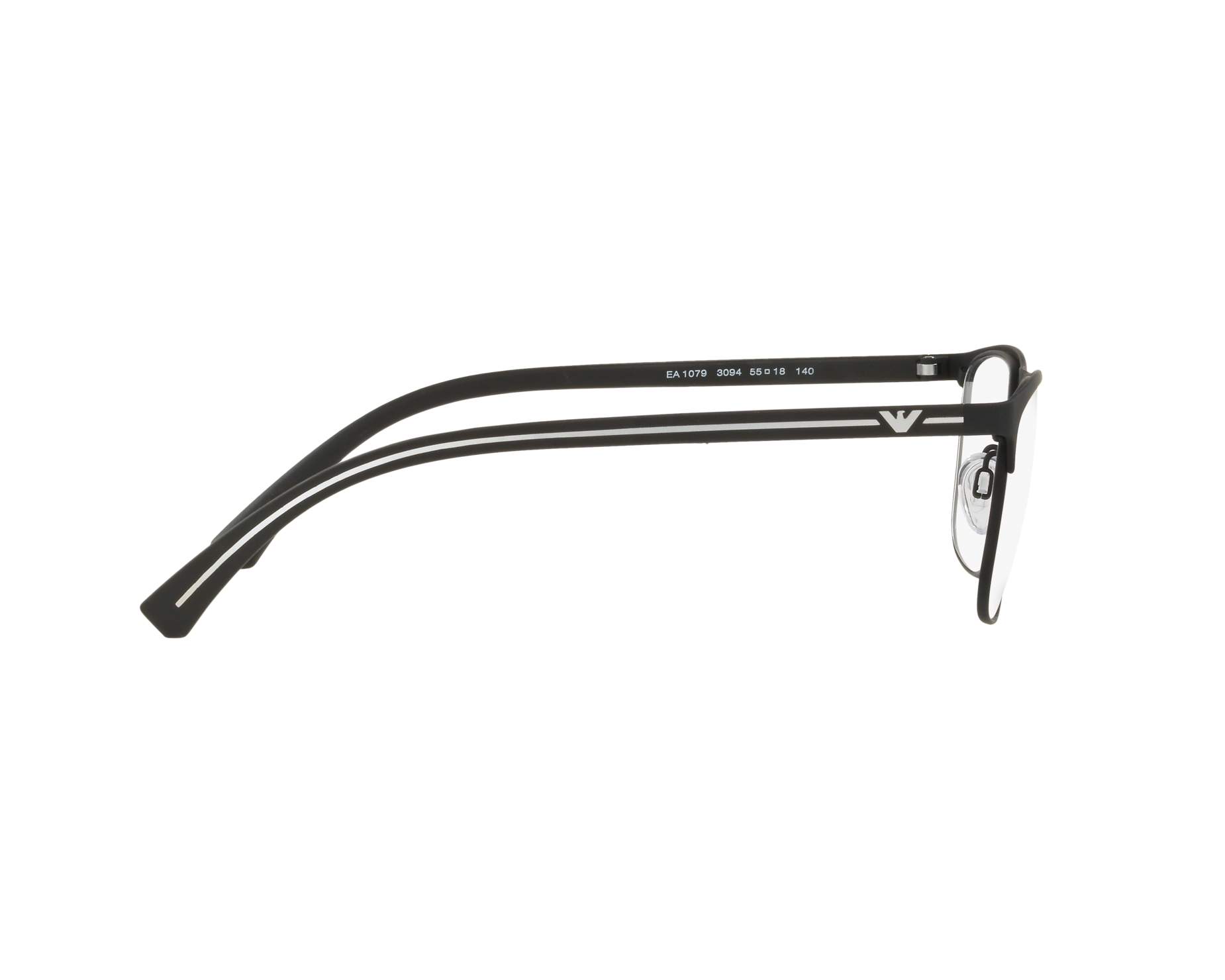 Emporio Armani EA1079 3094 55-18 Negra  Vista de 360 grados 11