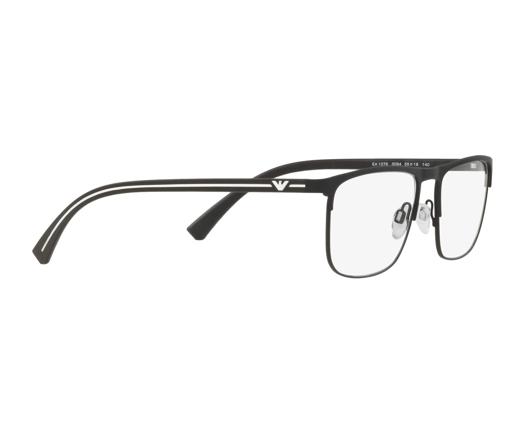 Emporio Armani EA1079 3094 55-18 Negra  Vista de 360 grados 12