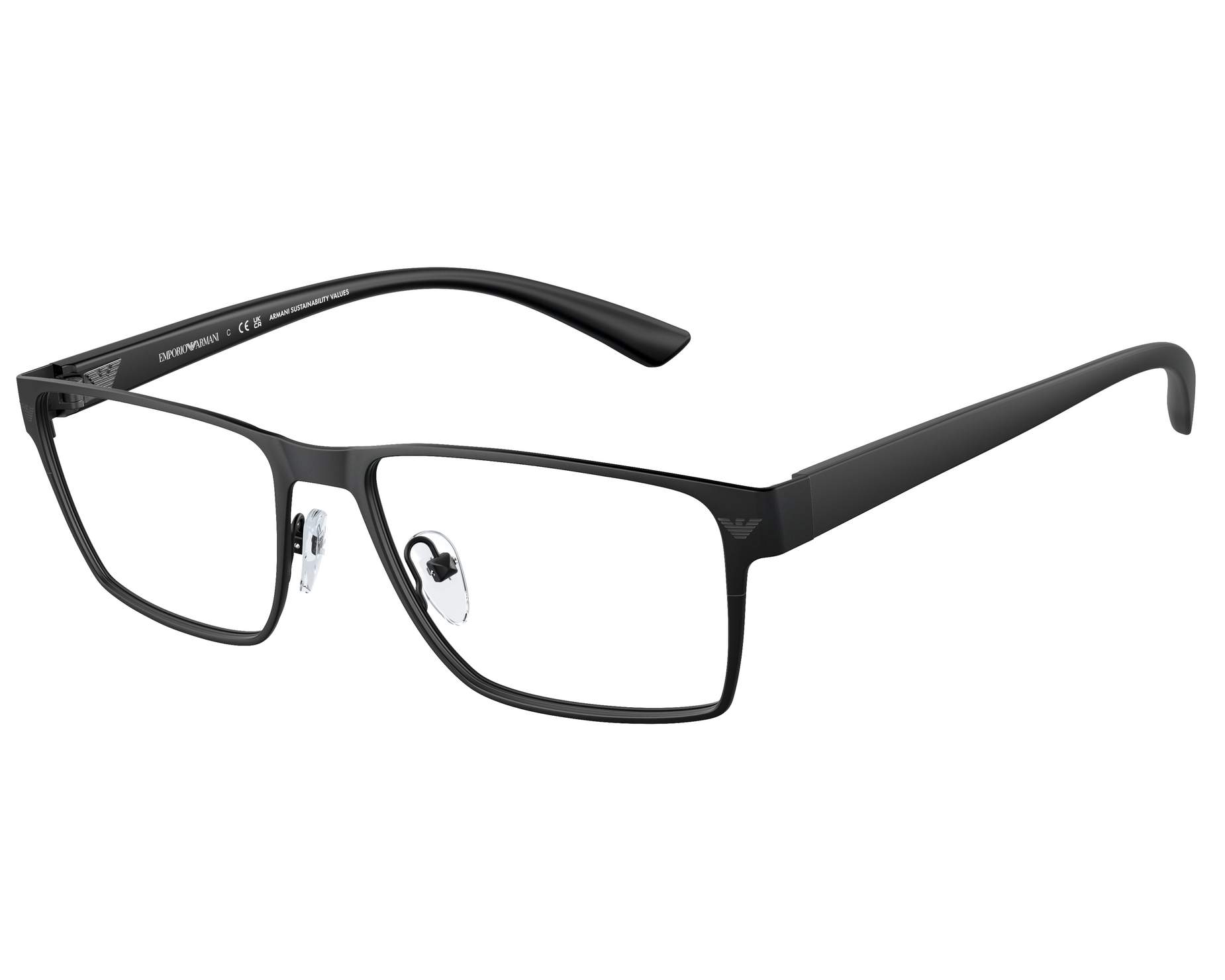 Emporio Armani EA1157 3001 55-17 Negra  Vista de 360 grados 1