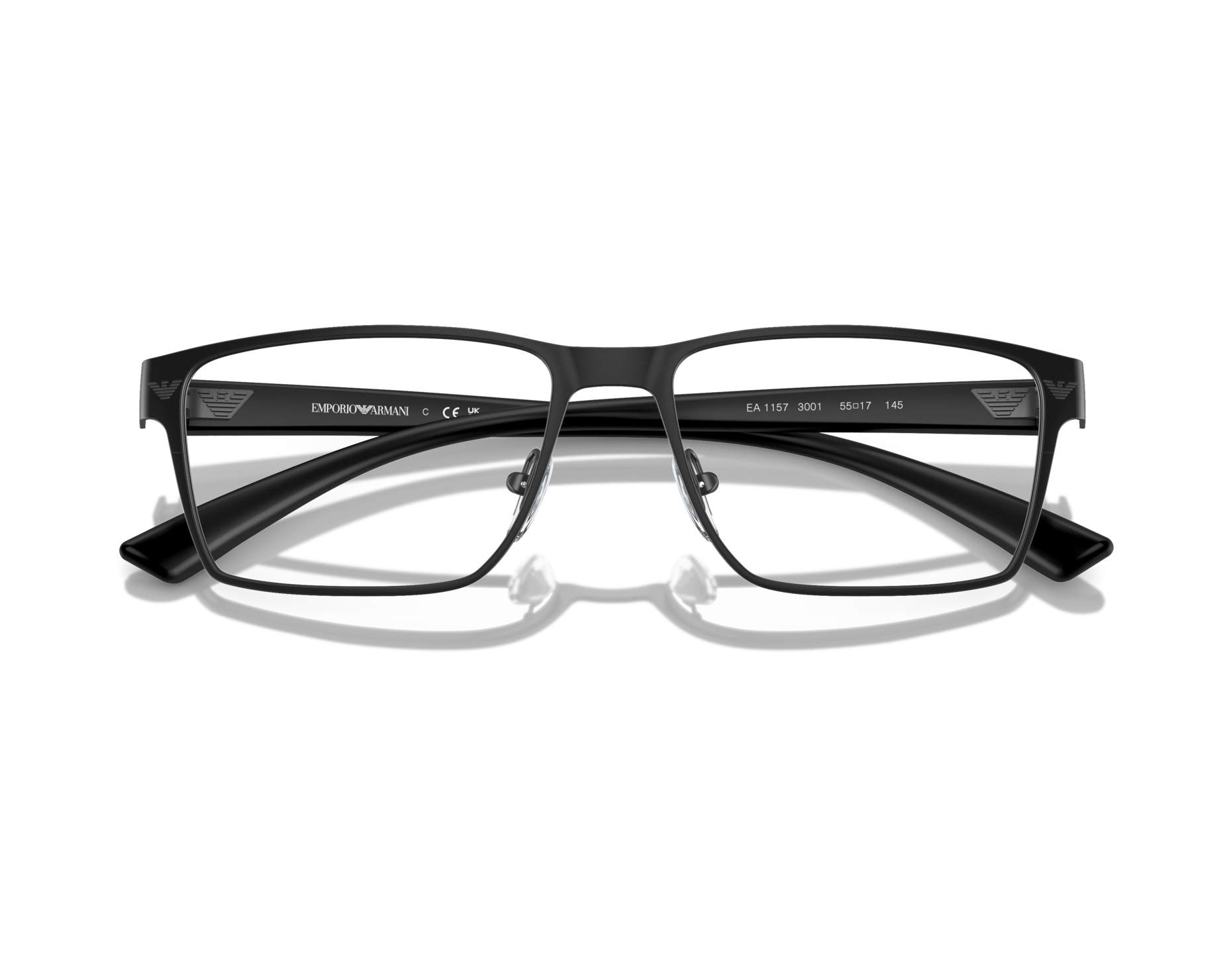 Emporio Armani EA1157 3001 55-17 Negra  Vista de 360 grados 5